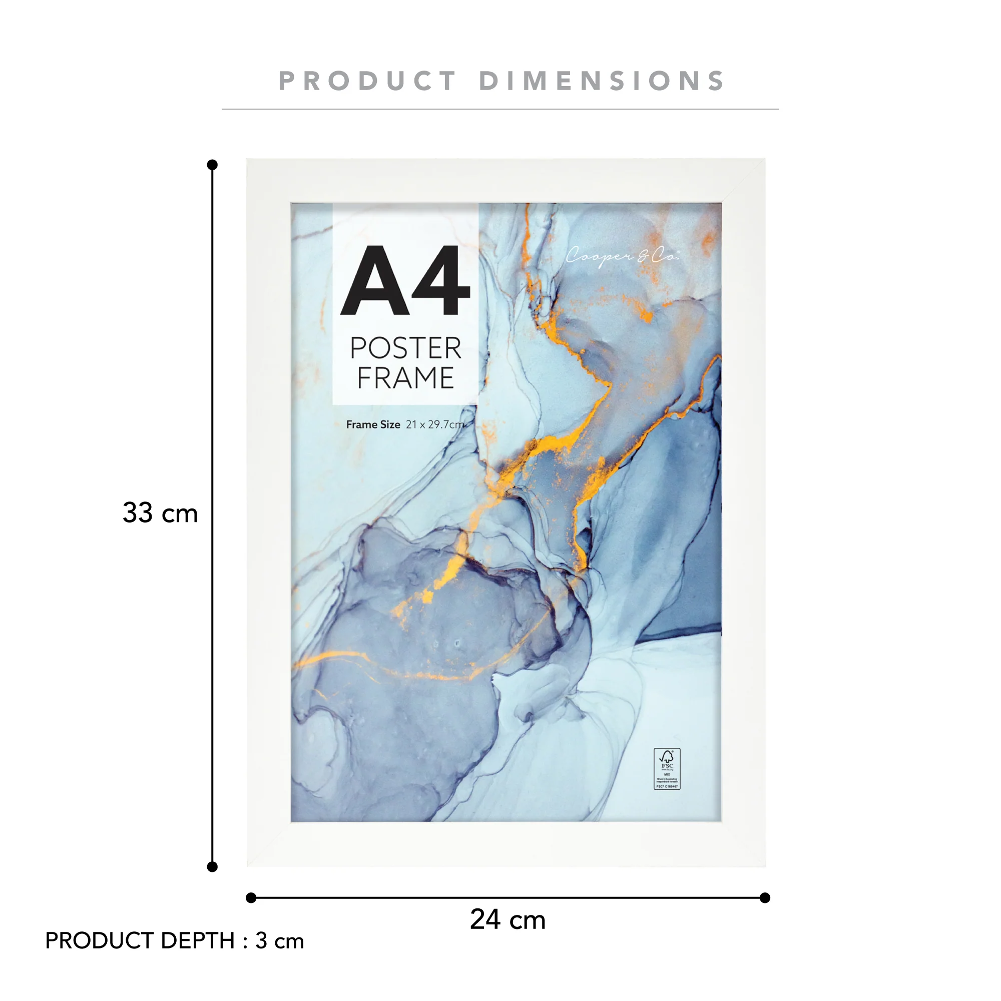 Set of 2 A4 Poster Photo Frames - Image 21