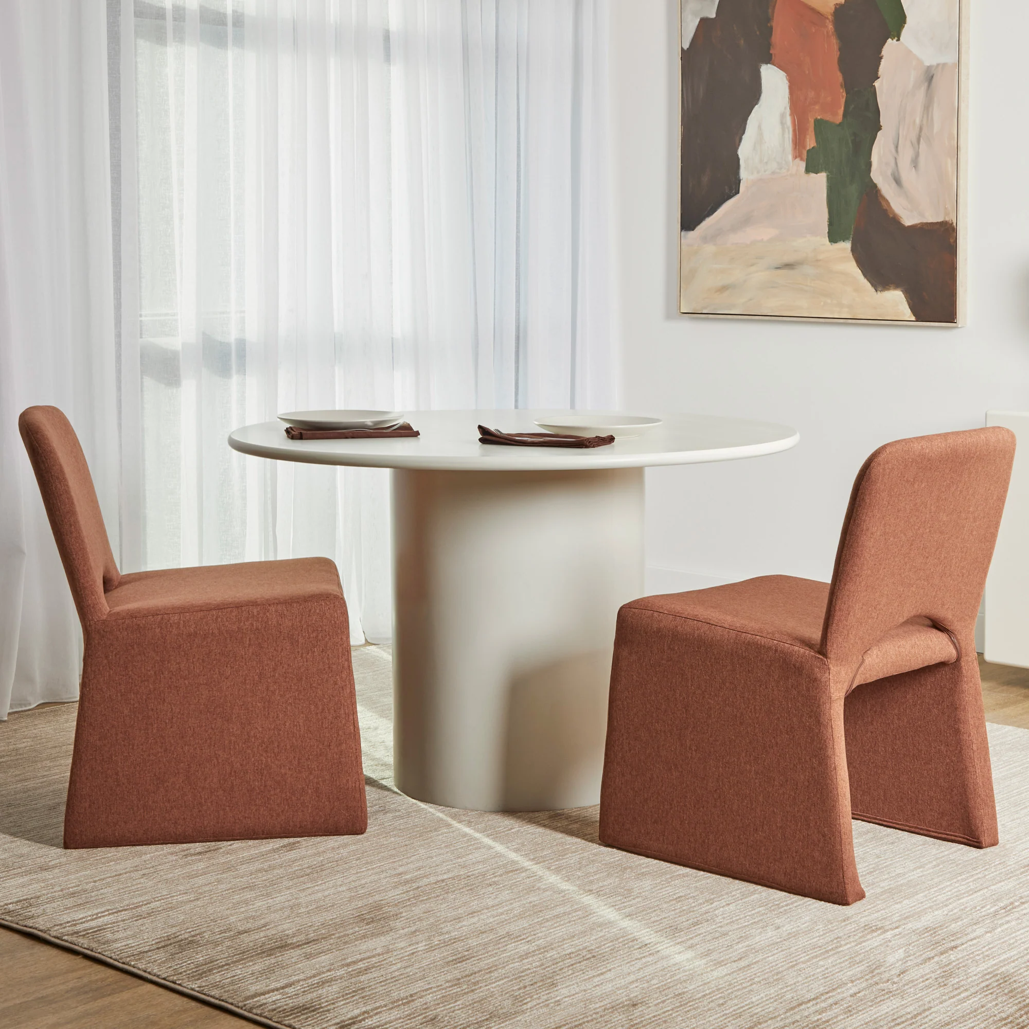 Set of 2 Madrid Dining Chairs Cinnamon - Image 10