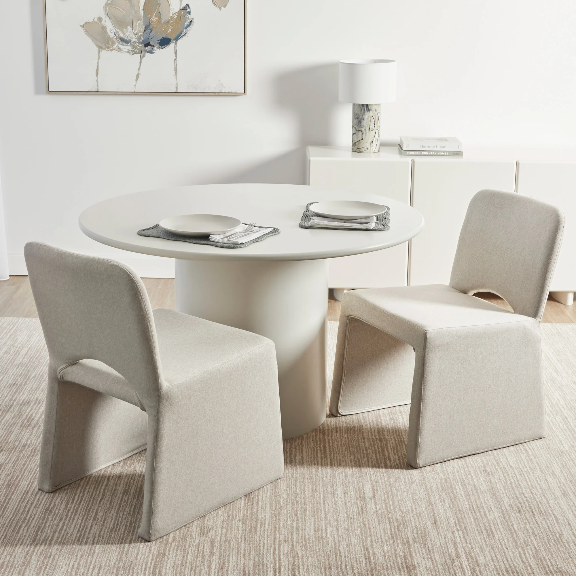 Set of 2 Madrid Dining Chairs Natural