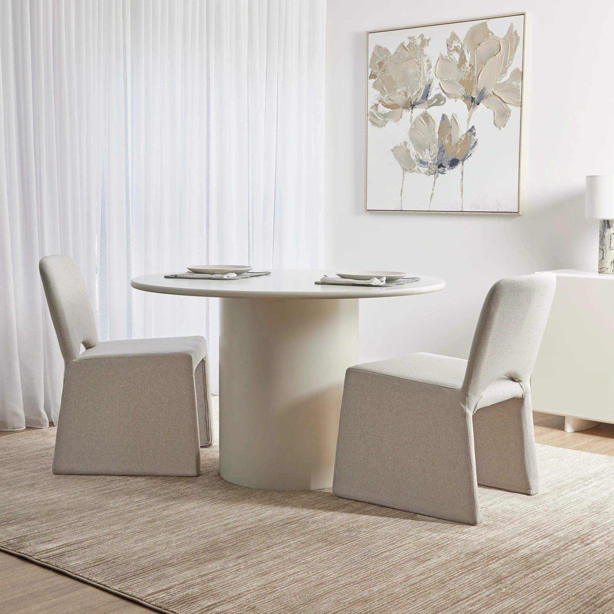 Set of 2 Madrid Dining Chairs Natural - Image 10