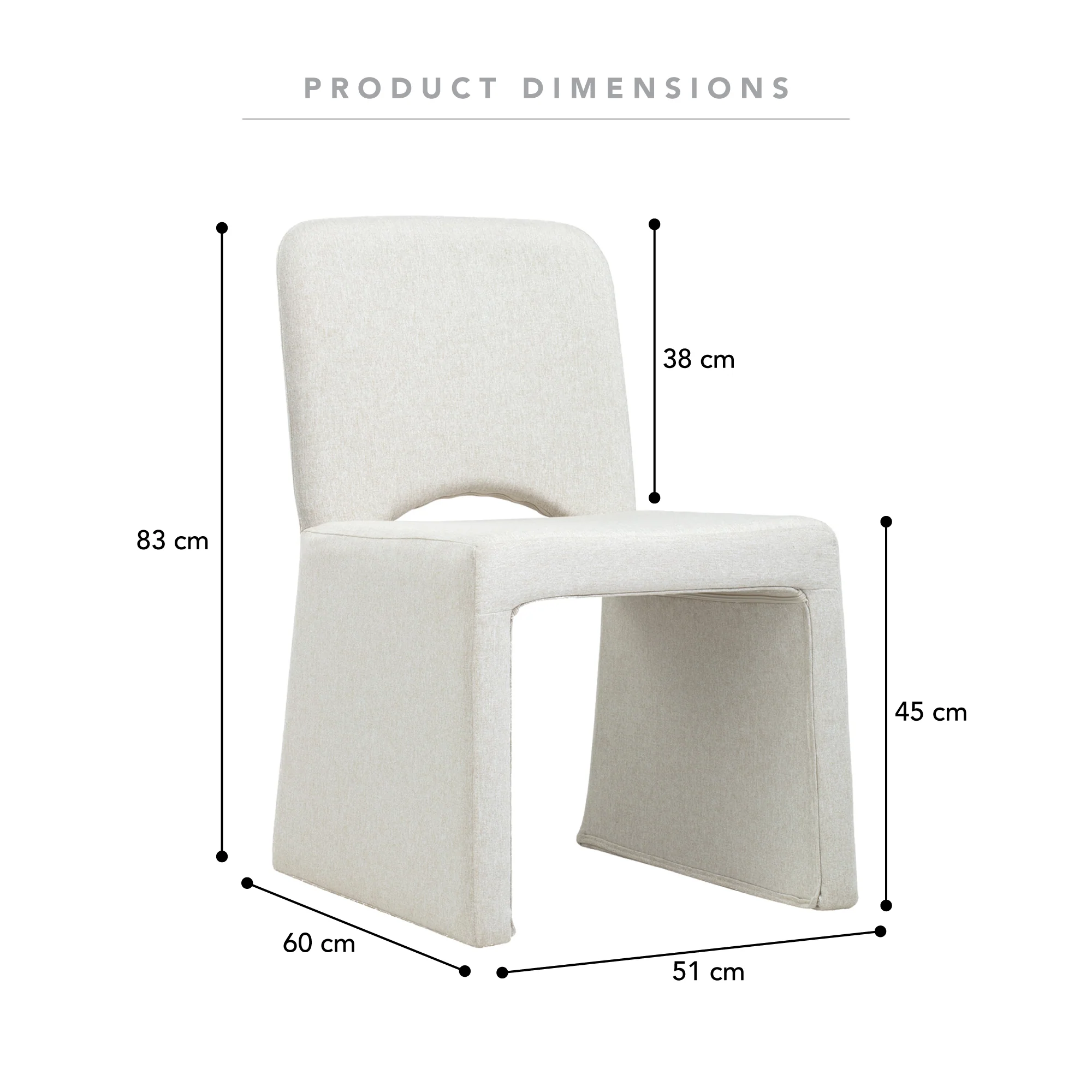 Set of 2 Madrid Dining Chairs Natural - Image 3