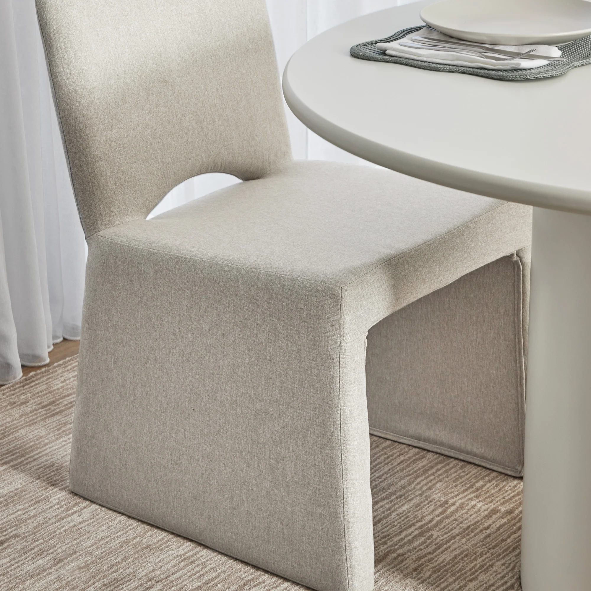 Set of 2 Madrid Dining Chairs Natural - Image 7