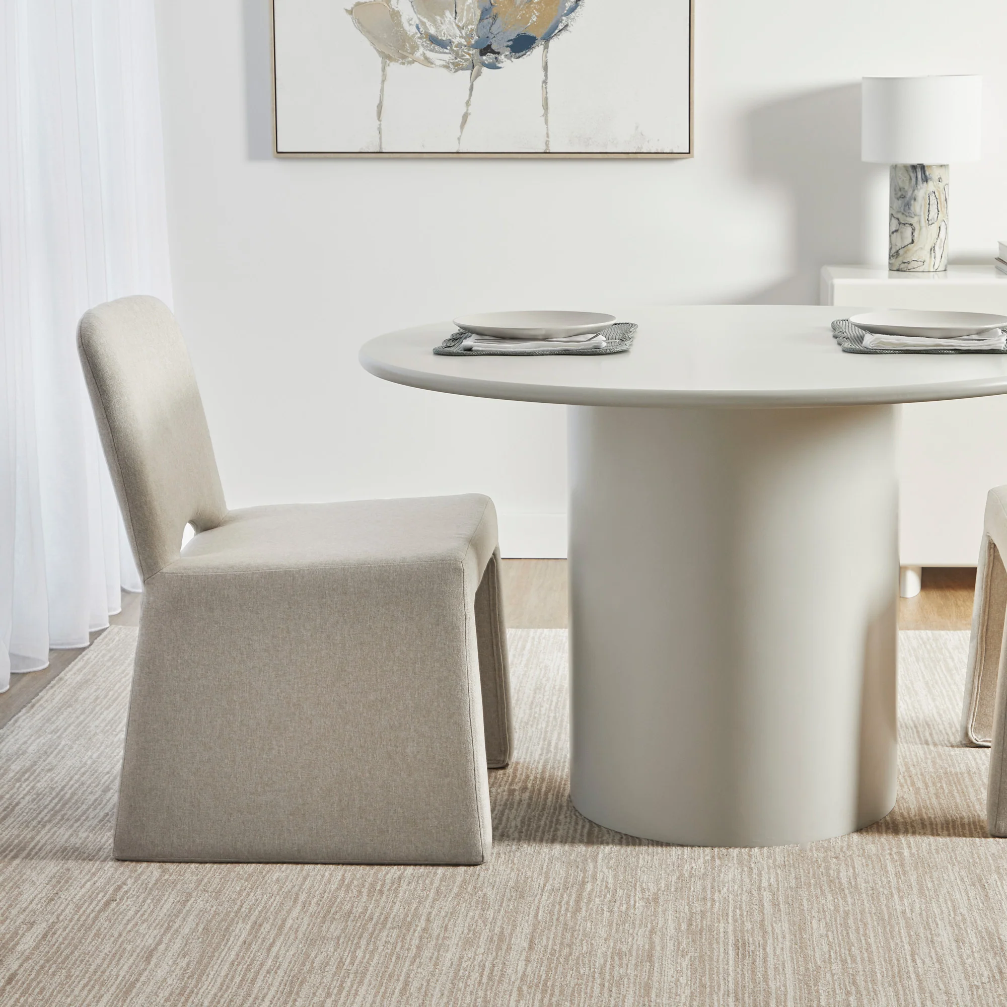 Set of 2 Madrid Dining Chairs Natural - Image 9