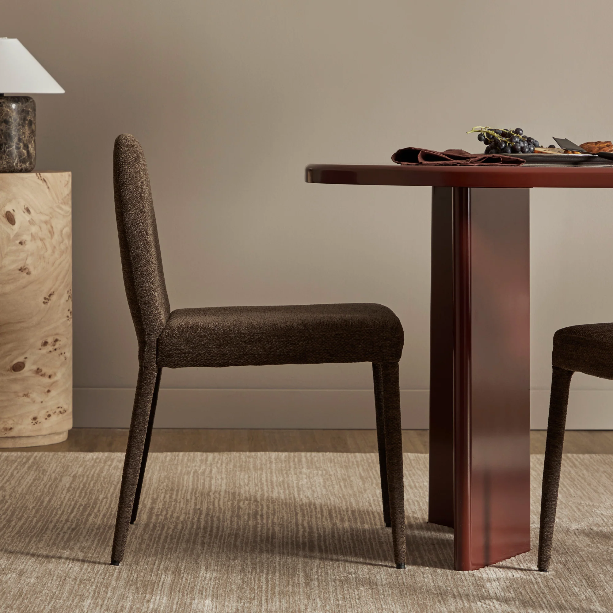 Set of 2 Toledo Dining Chairs Chocolate - Image 4