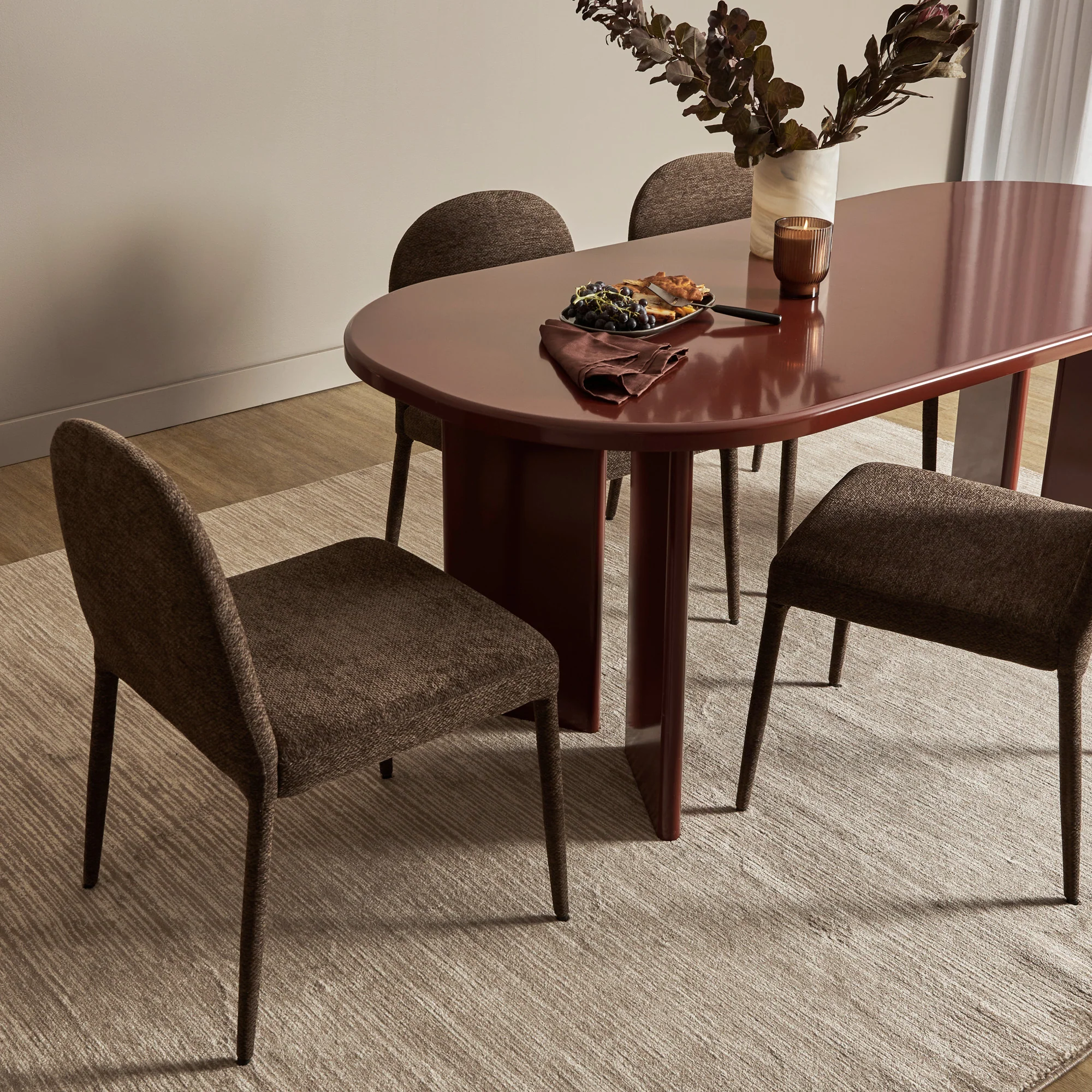 Set of 2 Toledo Dining Chairs Chocolate - Image 5