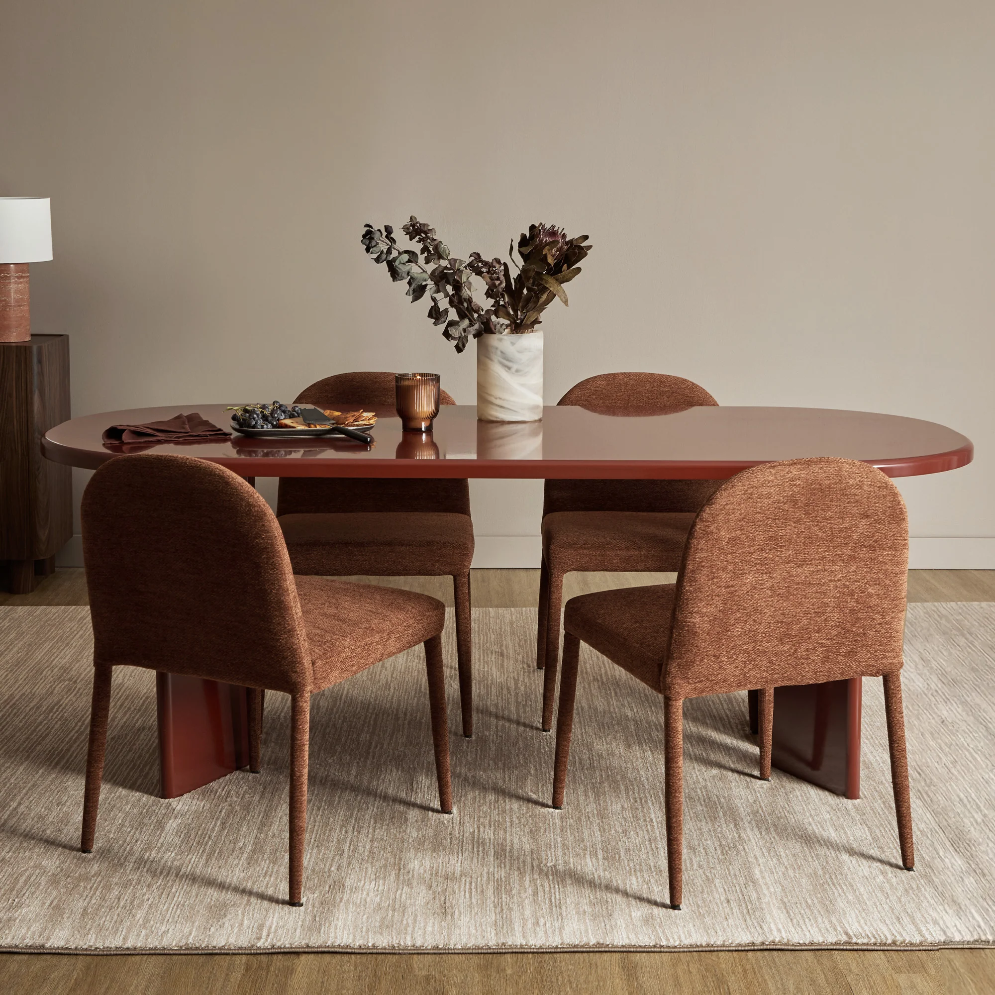 Set of 2 Toledo Dining Chairs Cinnamon - Image 10