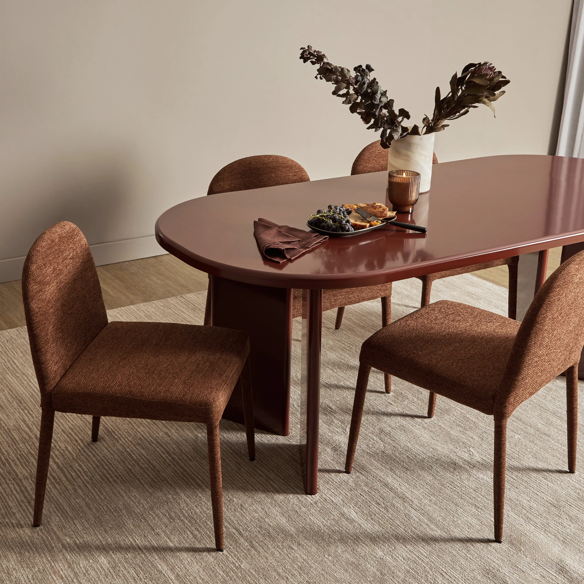 Set of 2 Toledo Dining Chairs Cinnamon - Image 5