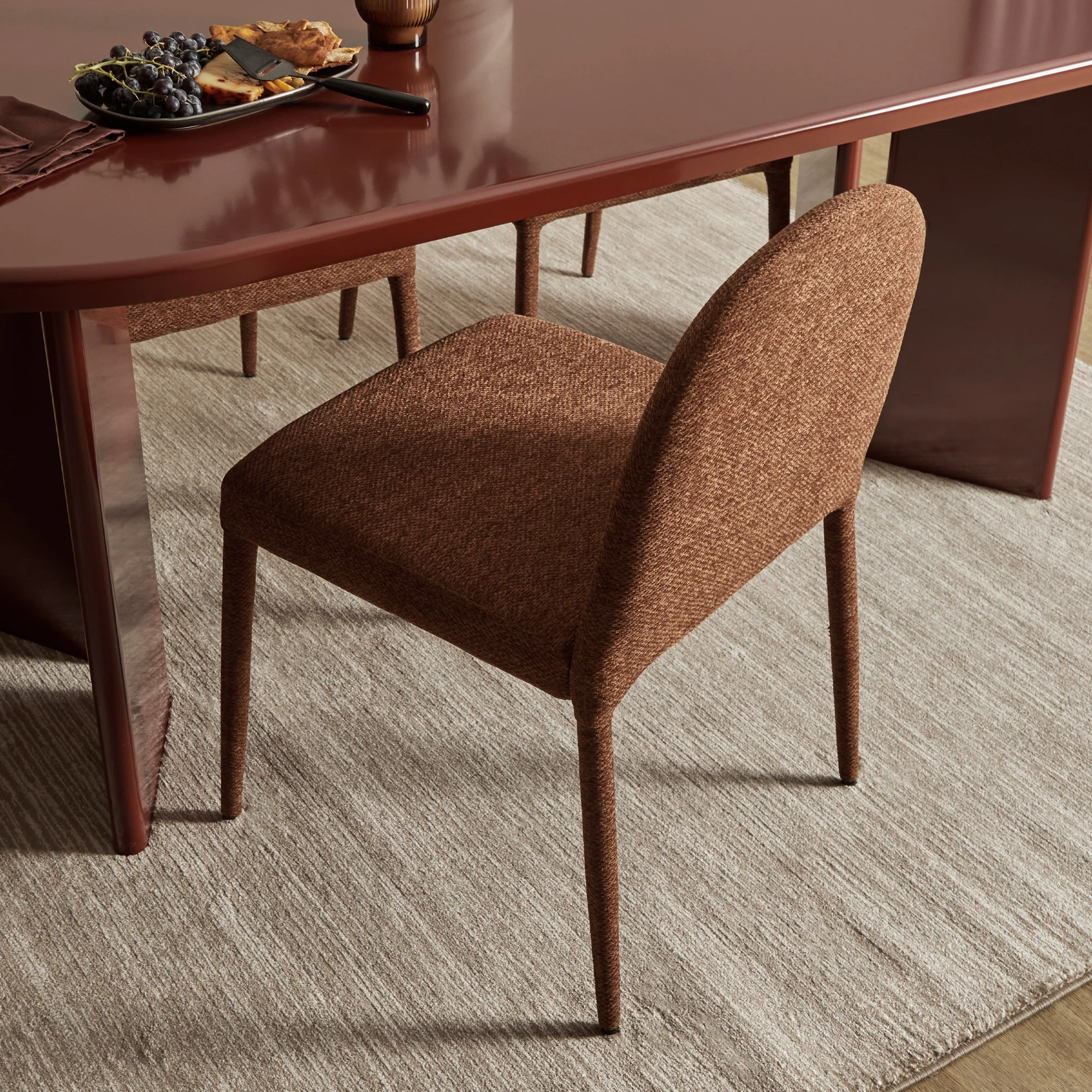 Set of 2 Toledo Dining Chairs Cinnamon - Image 7