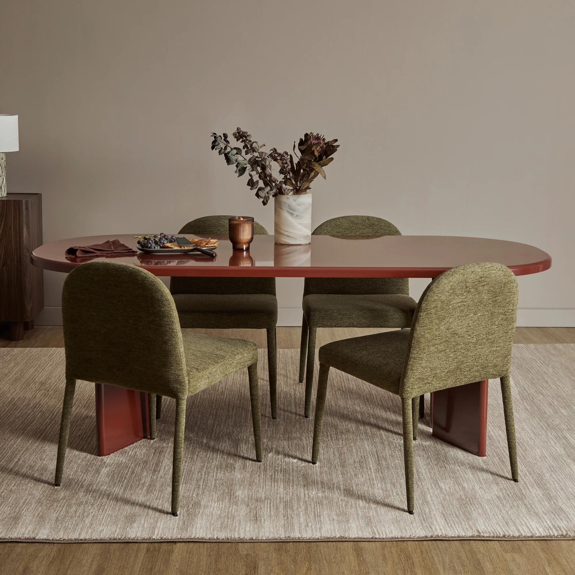 Set of 2 Toledo Dining Chairs Olive - Image 10