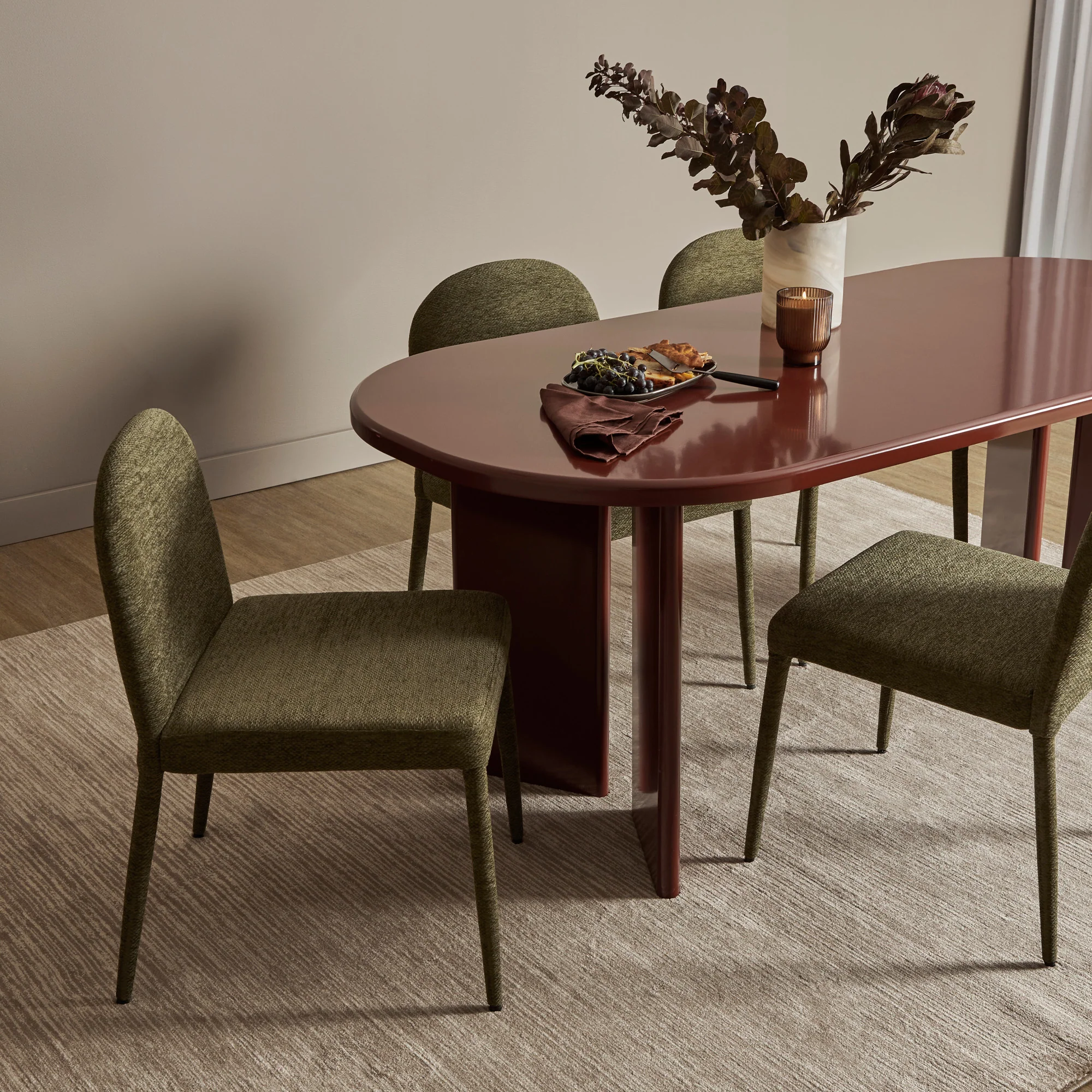 Set of 2 Toledo Dining Chairs Olive - Image 5