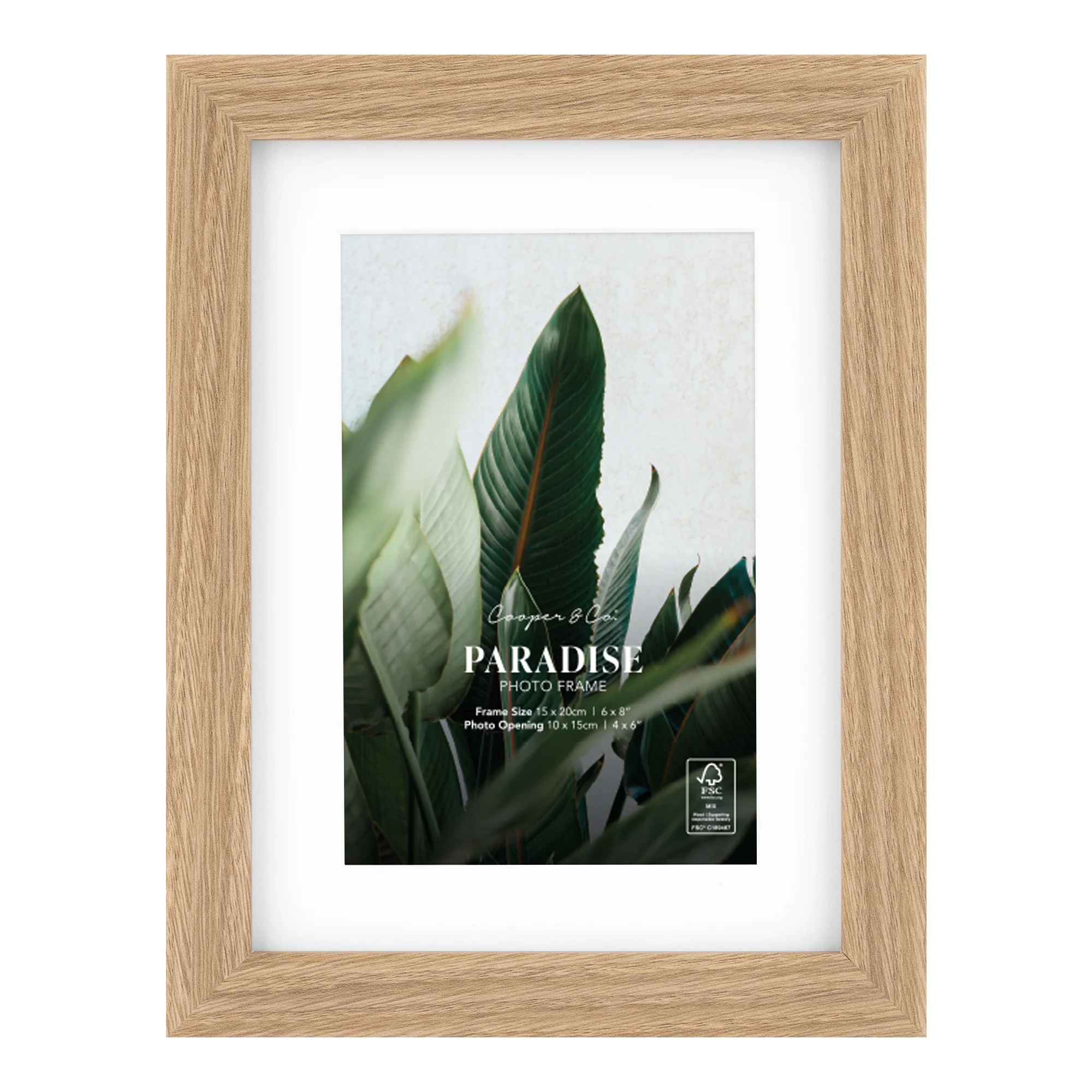 Set Of 4 15x20cm Mat to 10x15cm Premium Paradise Wooden Photo Frame - Image 12