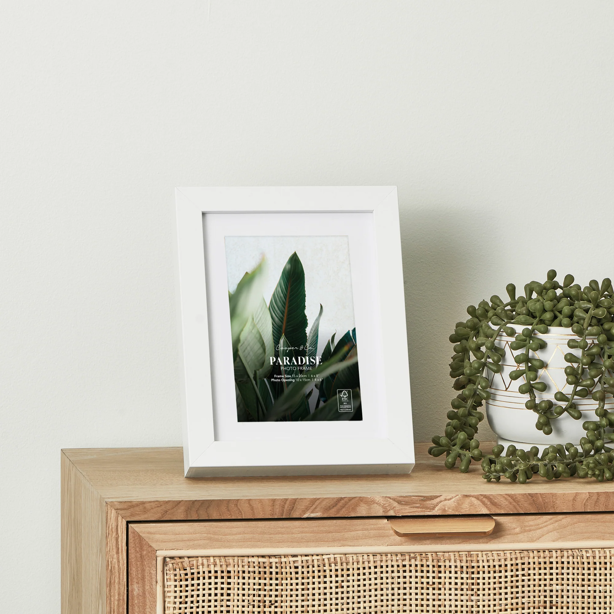 Set Of 4 15x20cm Mat to 10x15cm Premium Paradise Wooden Photo Frame - Image 16