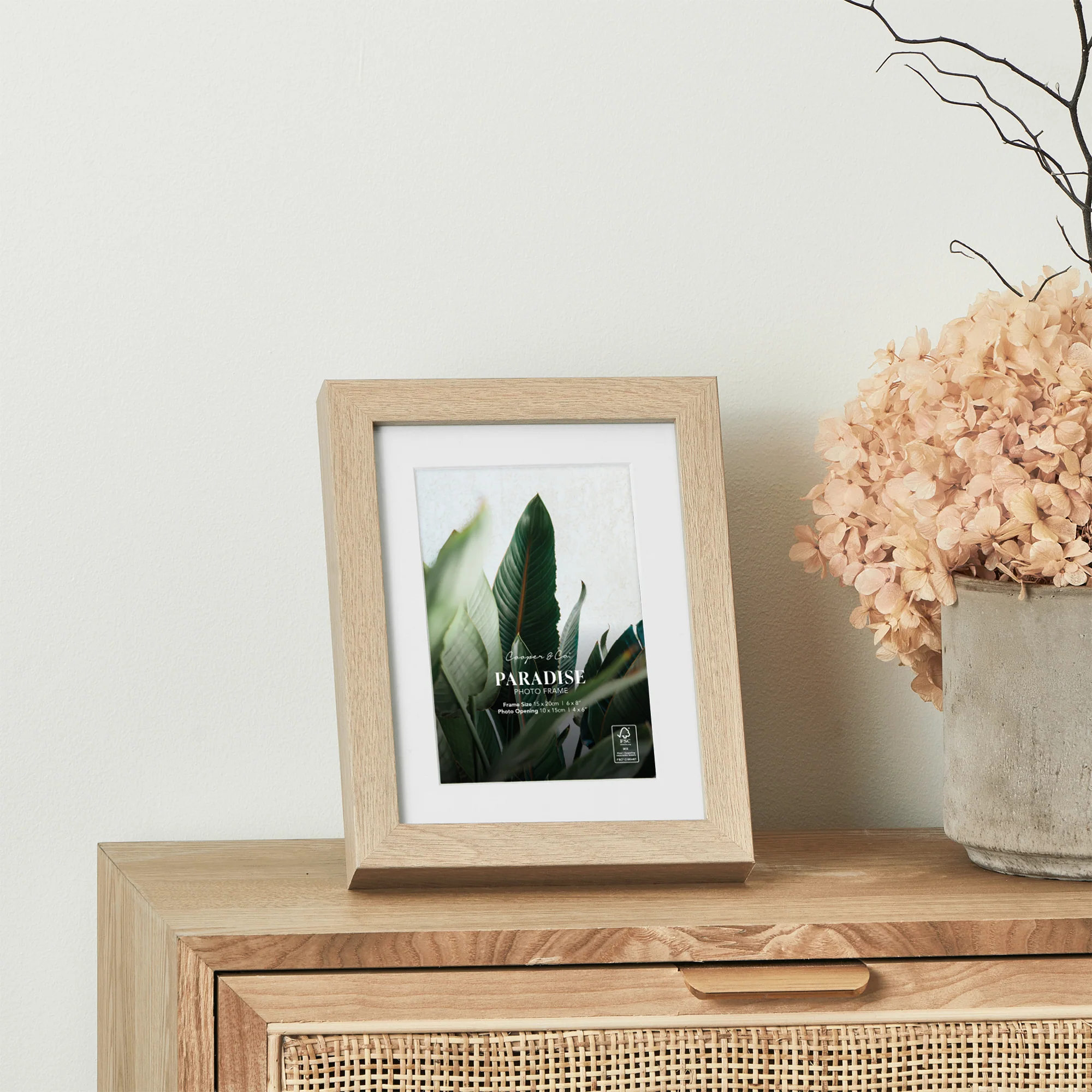Set Of 4 15x20cm Mat to 10x15cm Premium Paradise Wooden Photo Frame - Image 9