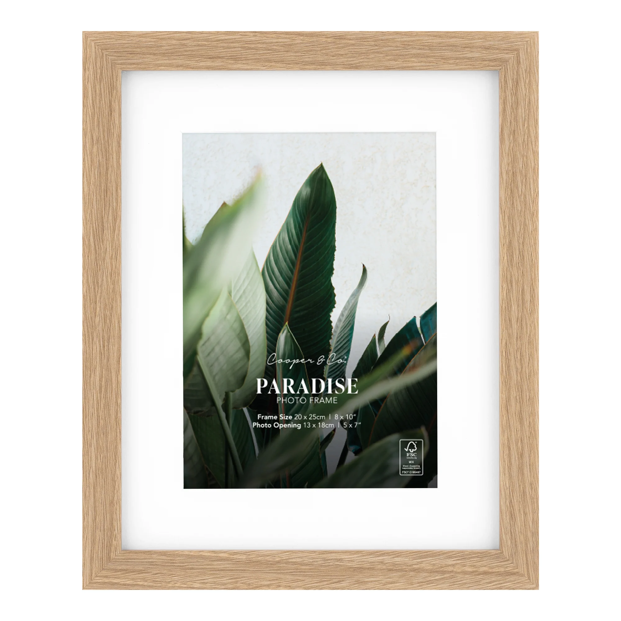 Set Of 4 20x25cm Mat to 13x18cm Premium Paradise Wooden Photo Frame - Image 12