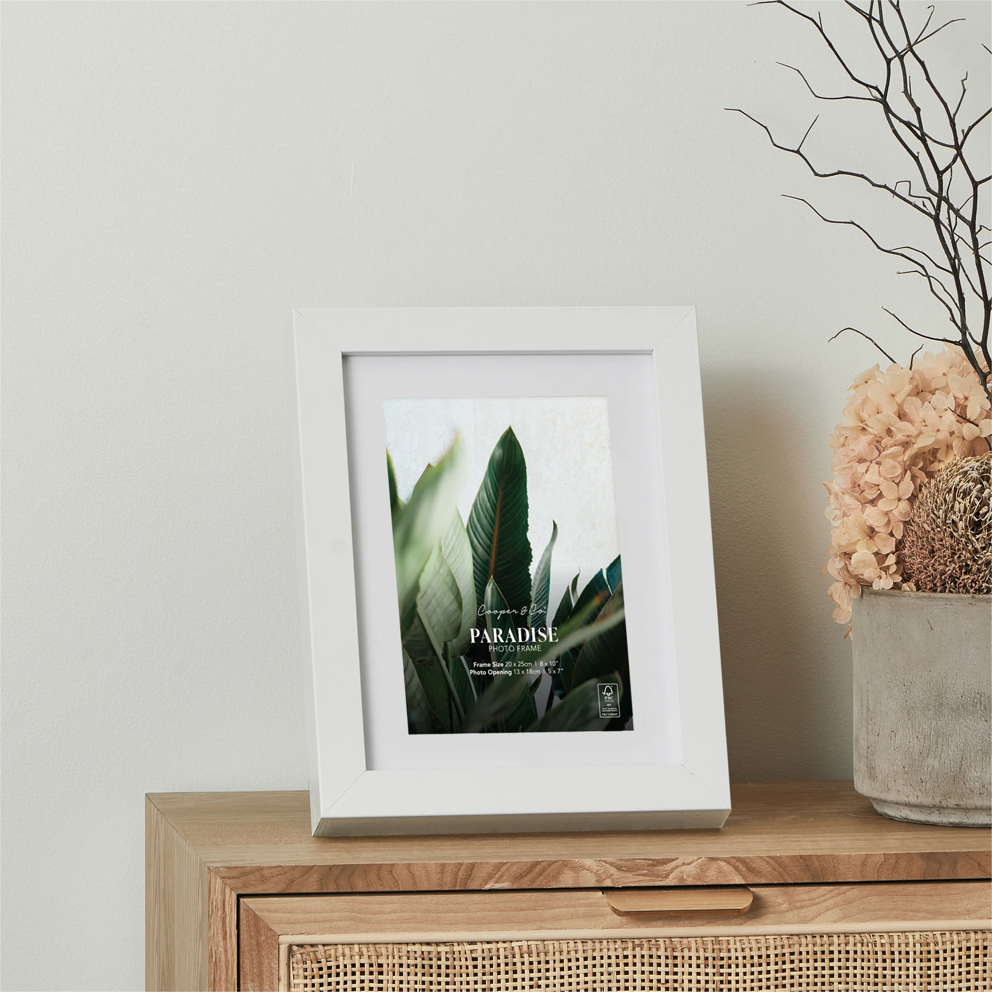 Set Of 4 20x25cm Mat to 13x18cm Premium Paradise Wooden Photo Frame - Image 16