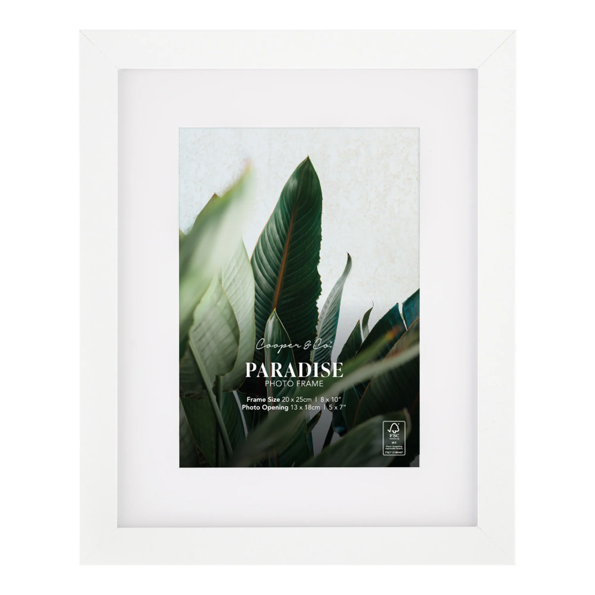 Set Of 4 20x25cm Mat to 13x18cm Premium Paradise Wooden Photo Frame - Image 19