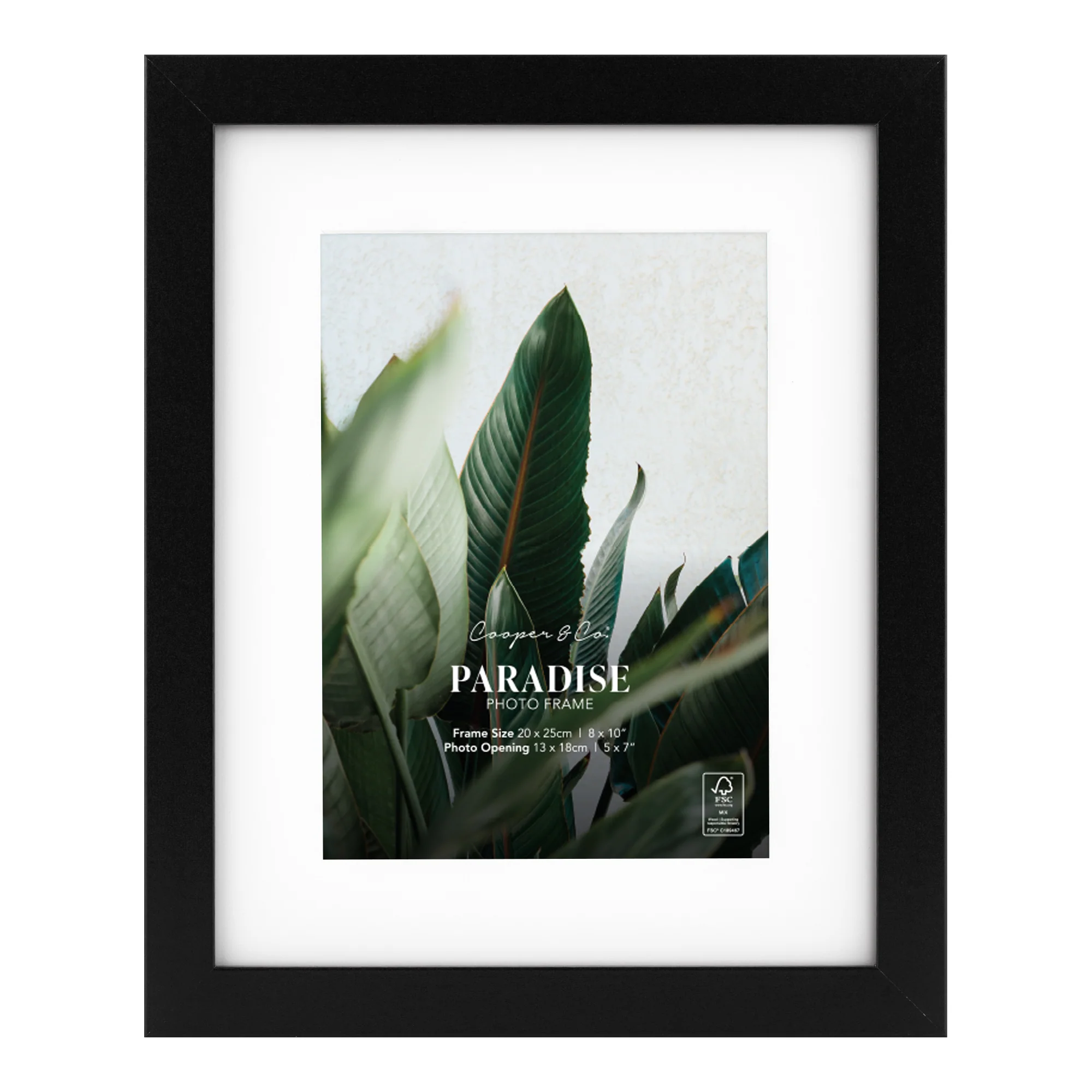 Set Of 4 20x25cm Mat to 13x18cm Premium Paradise Wooden Photo Frame - Image 5
