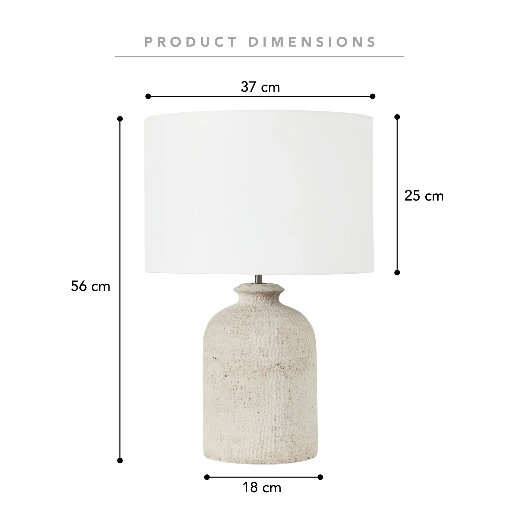 Shiloh Table Lamp Sandstone - Image 3