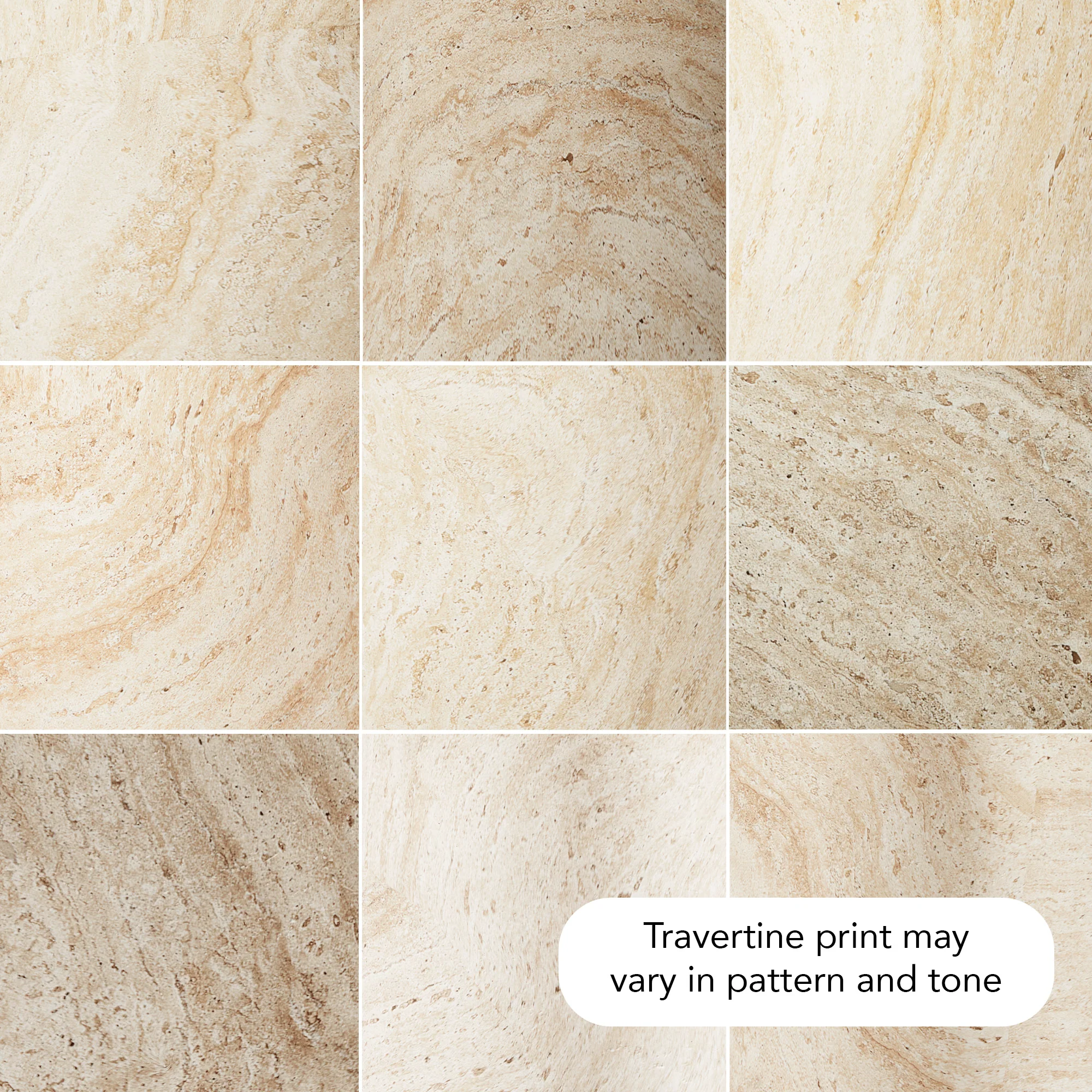 Sienna 180cm Rectangle Mirror Travertine Look - Image 12