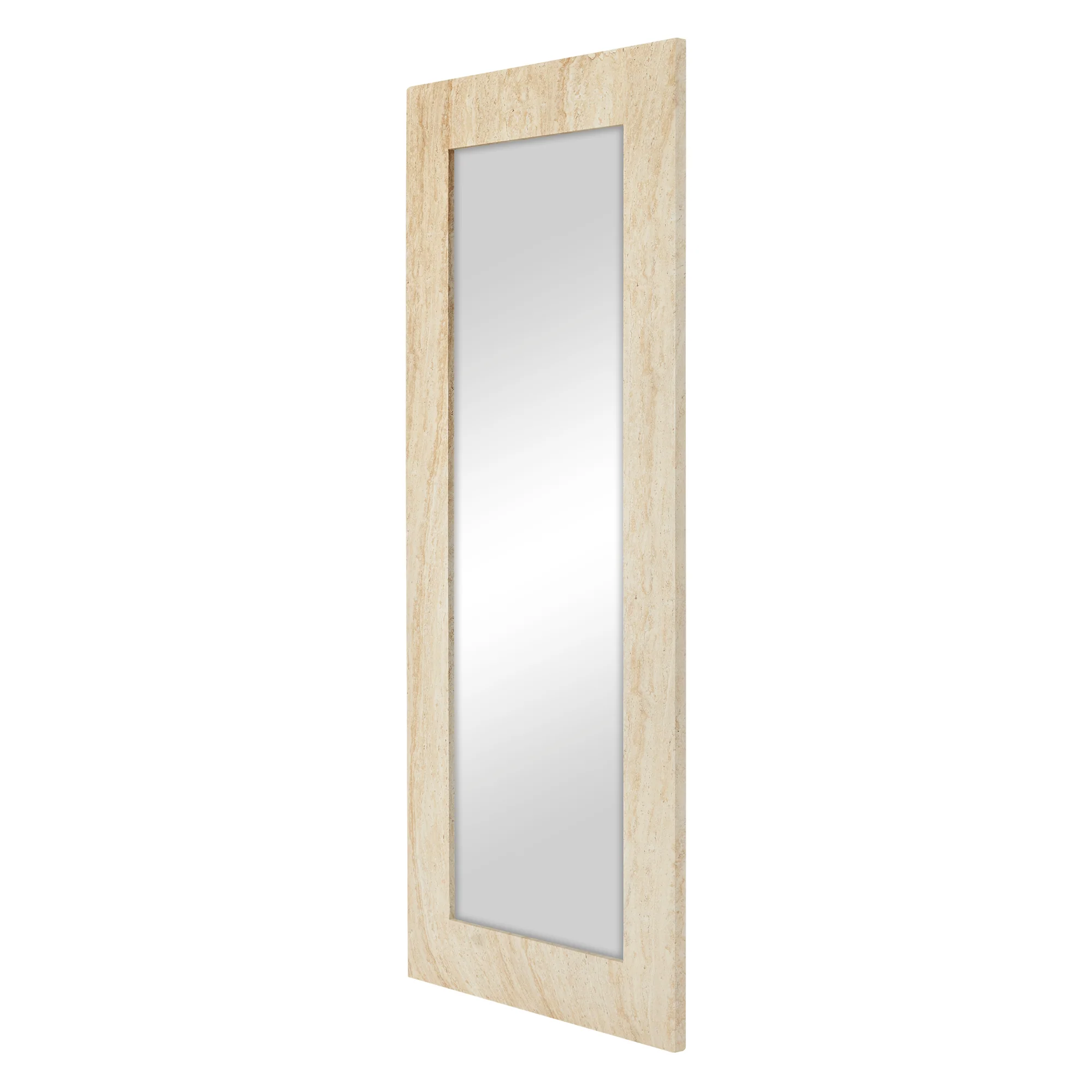 Sienna 180cm Rectangle Mirror Travertine Look - Image 9