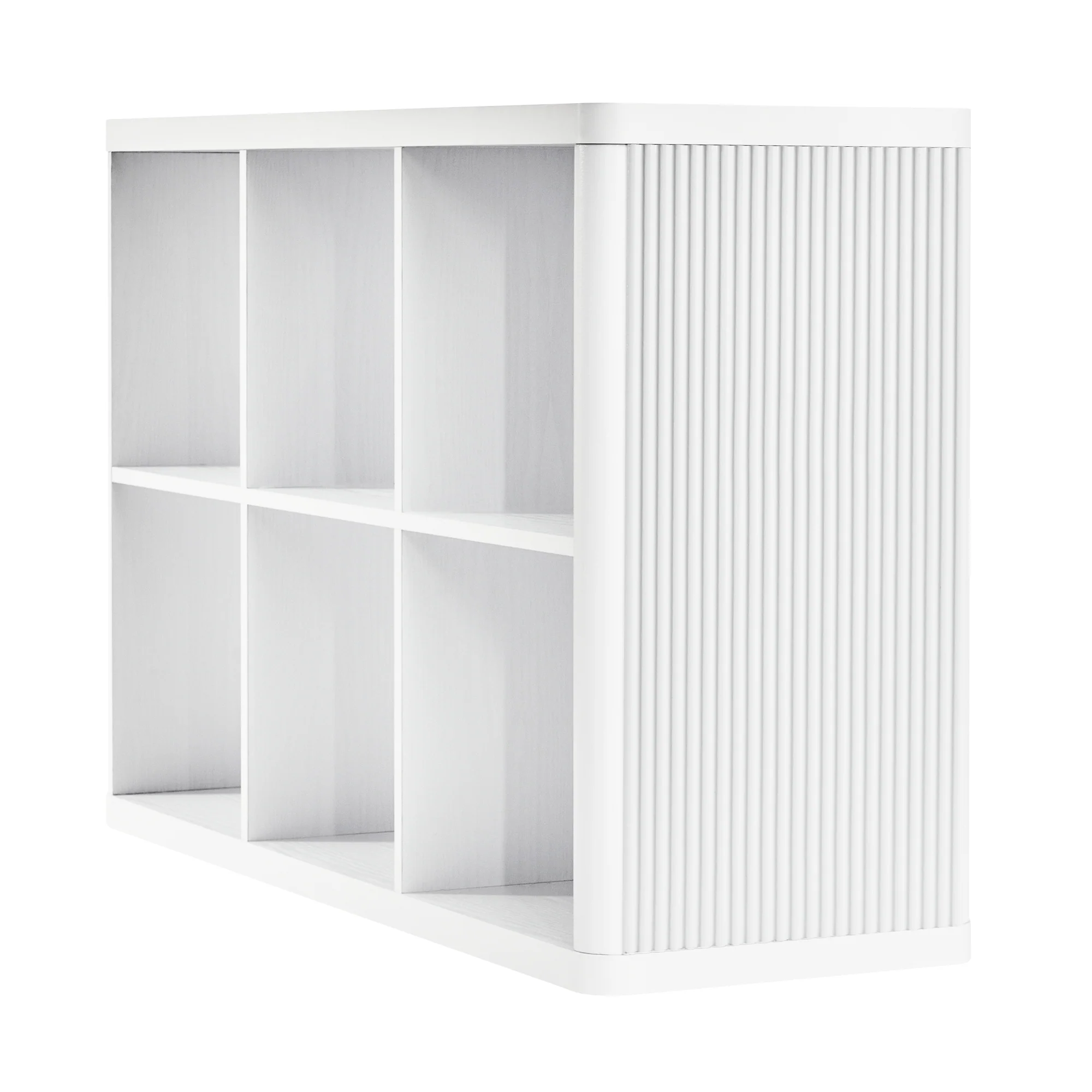 Sierra 6 Cube Shelf in White - Image 10