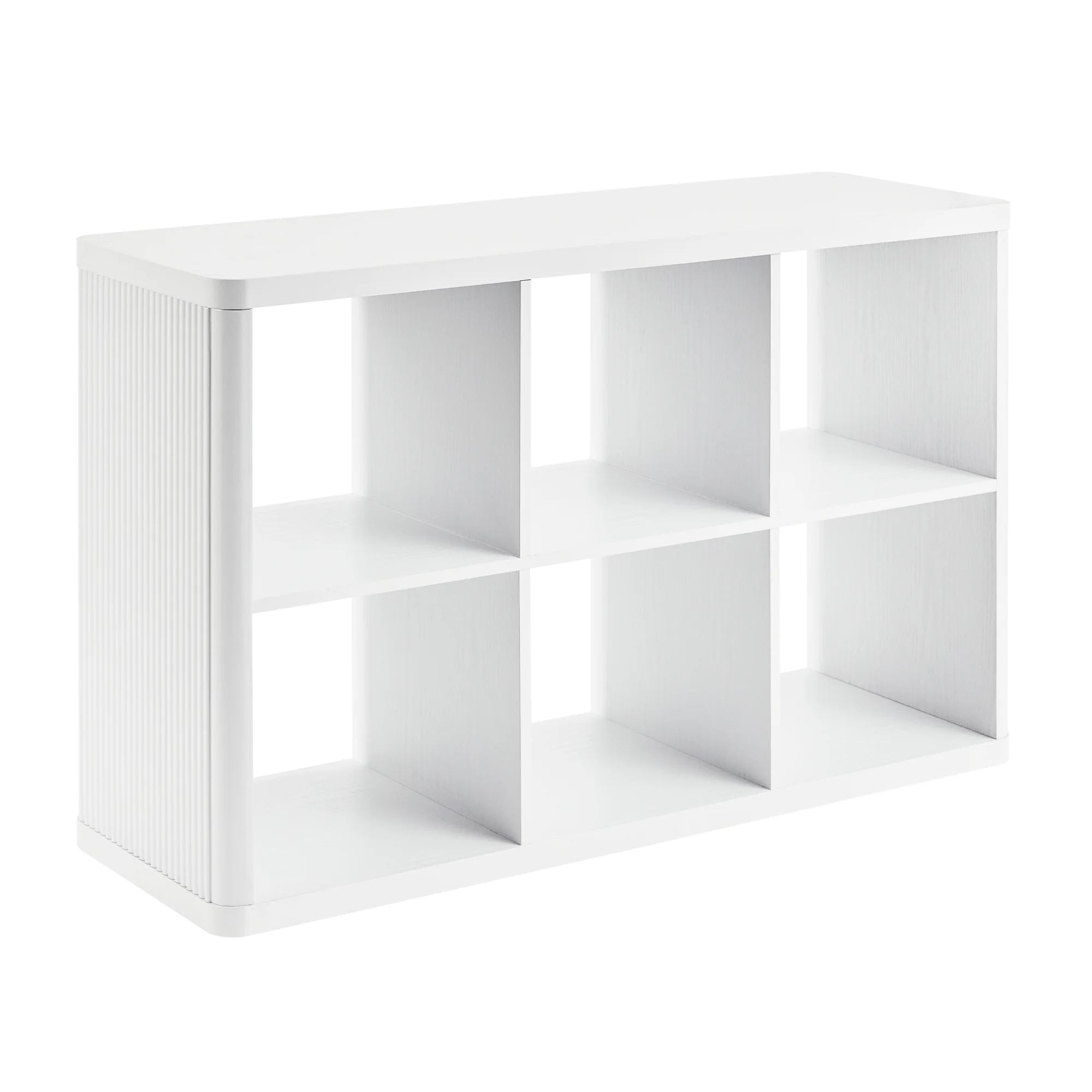 Sierra 6 Cube Shelf in White - Image 2
