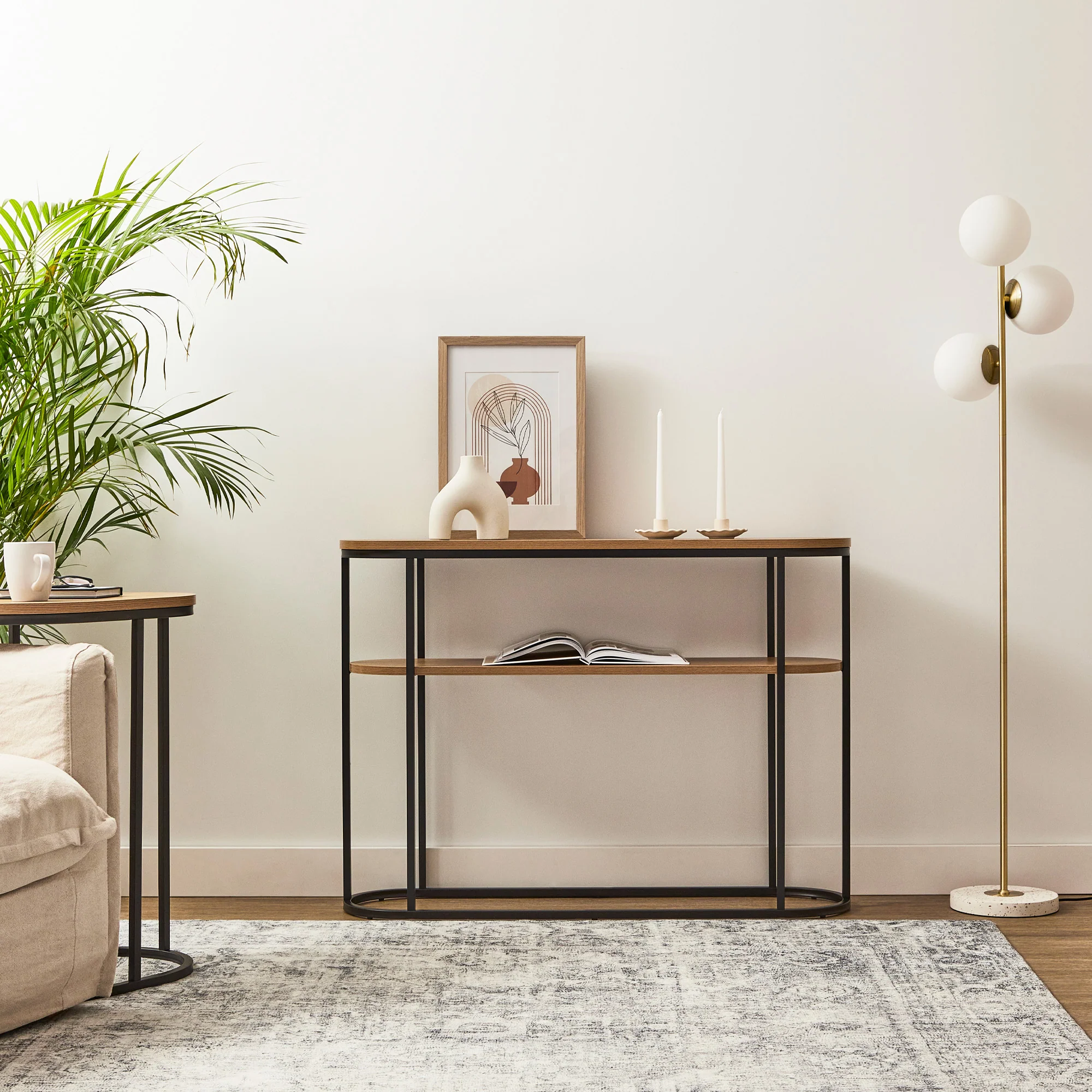 Sonoma Console Table Black (110cm) - Image 7