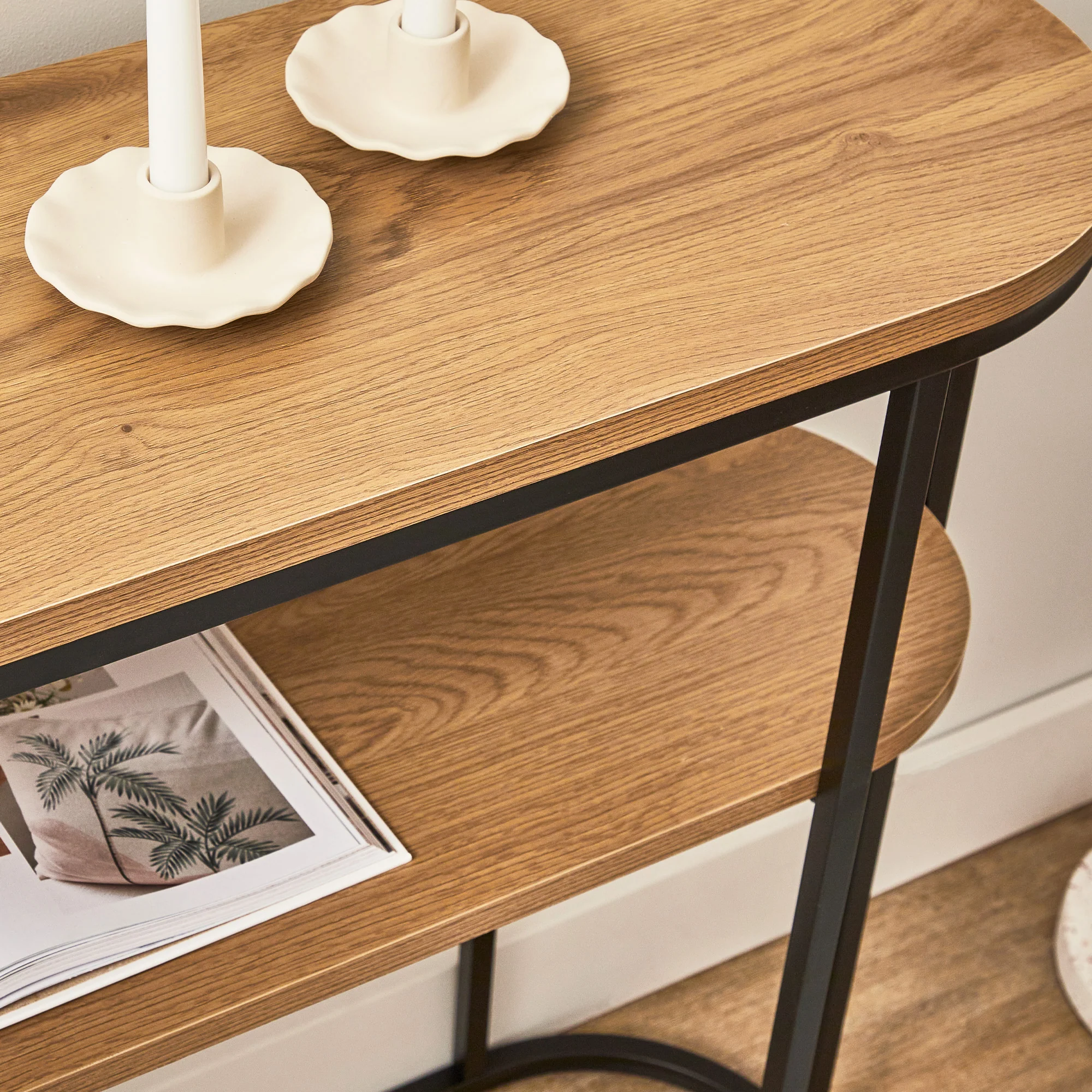 Sonoma Console Table Black (110cm) - Image 8