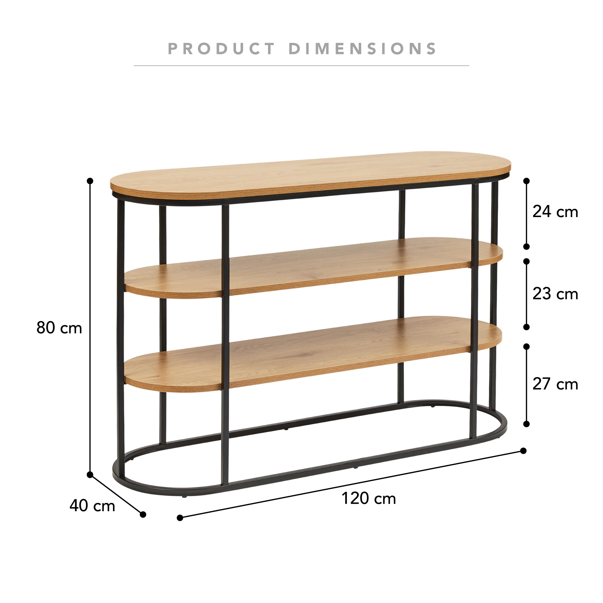 Sonoma Sideboard Black (120cm) - Image 3