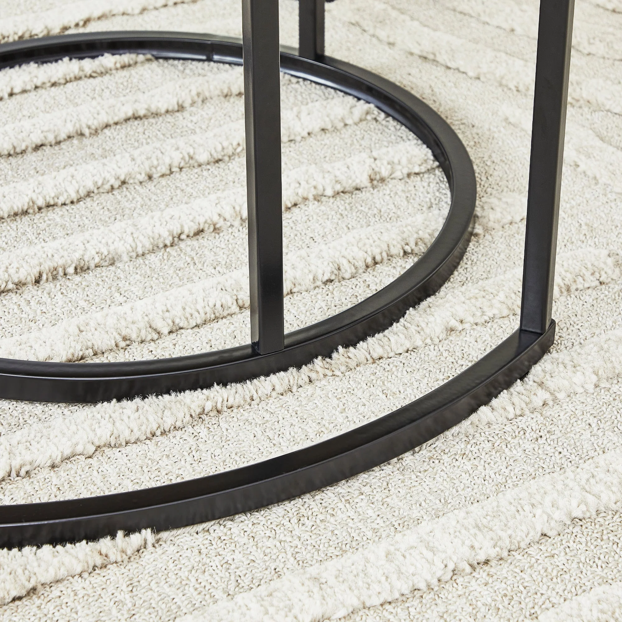 Nesting Sonoma Coffee Tables Set Of 2 Black - Image 9