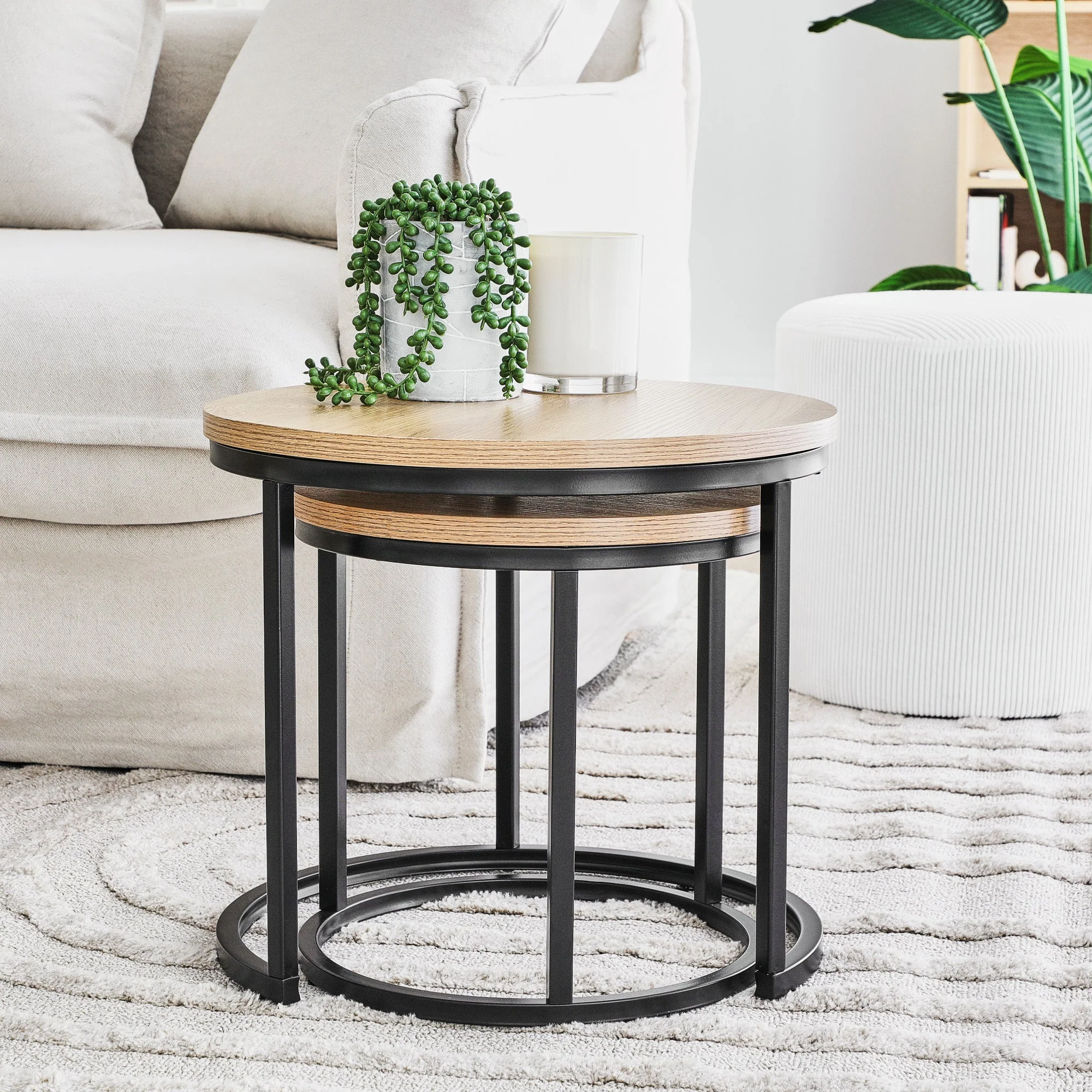 Sonoma Side Tables Set of 2 Black - Image 6