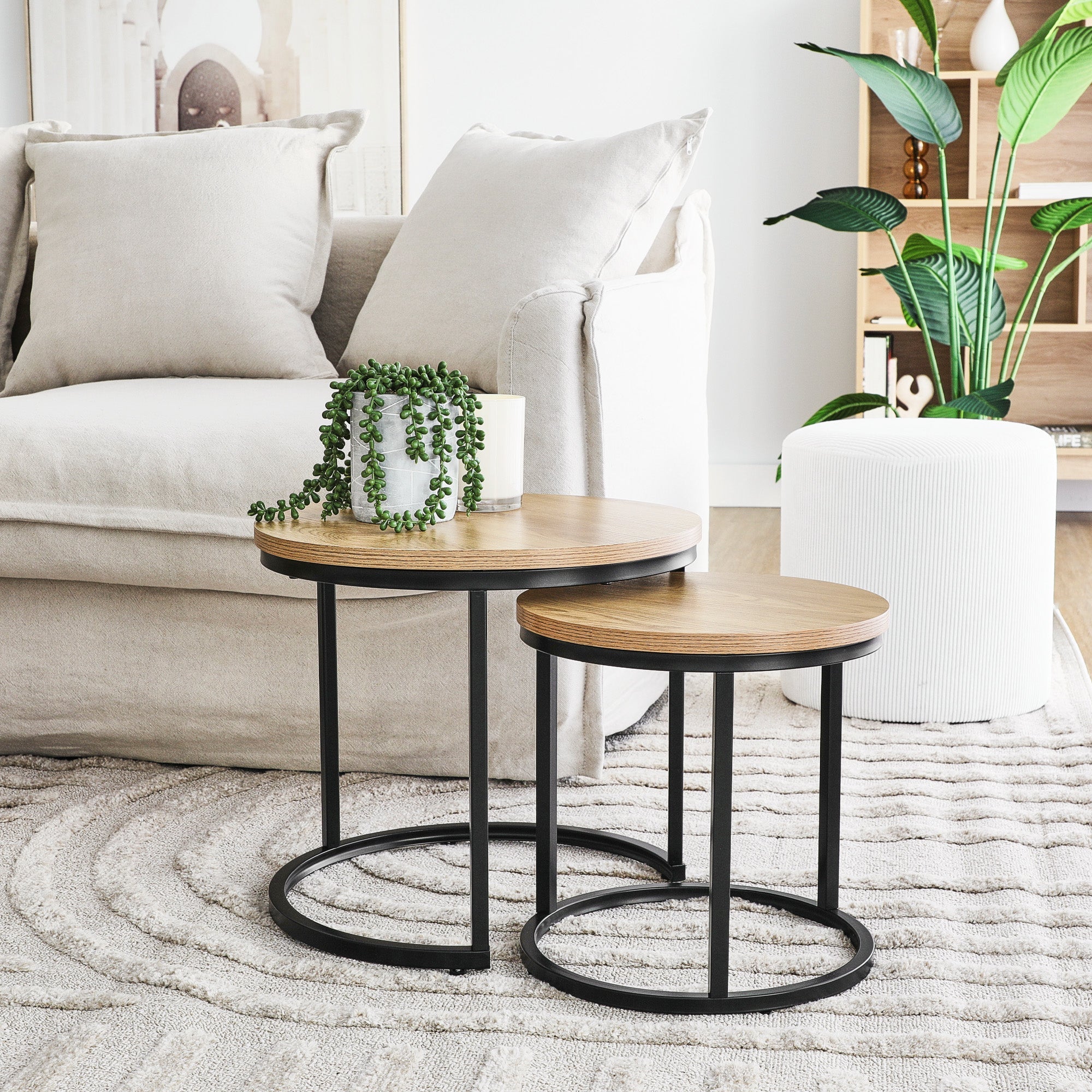Sonoma Side Tables Set of 2 Black - Image 7