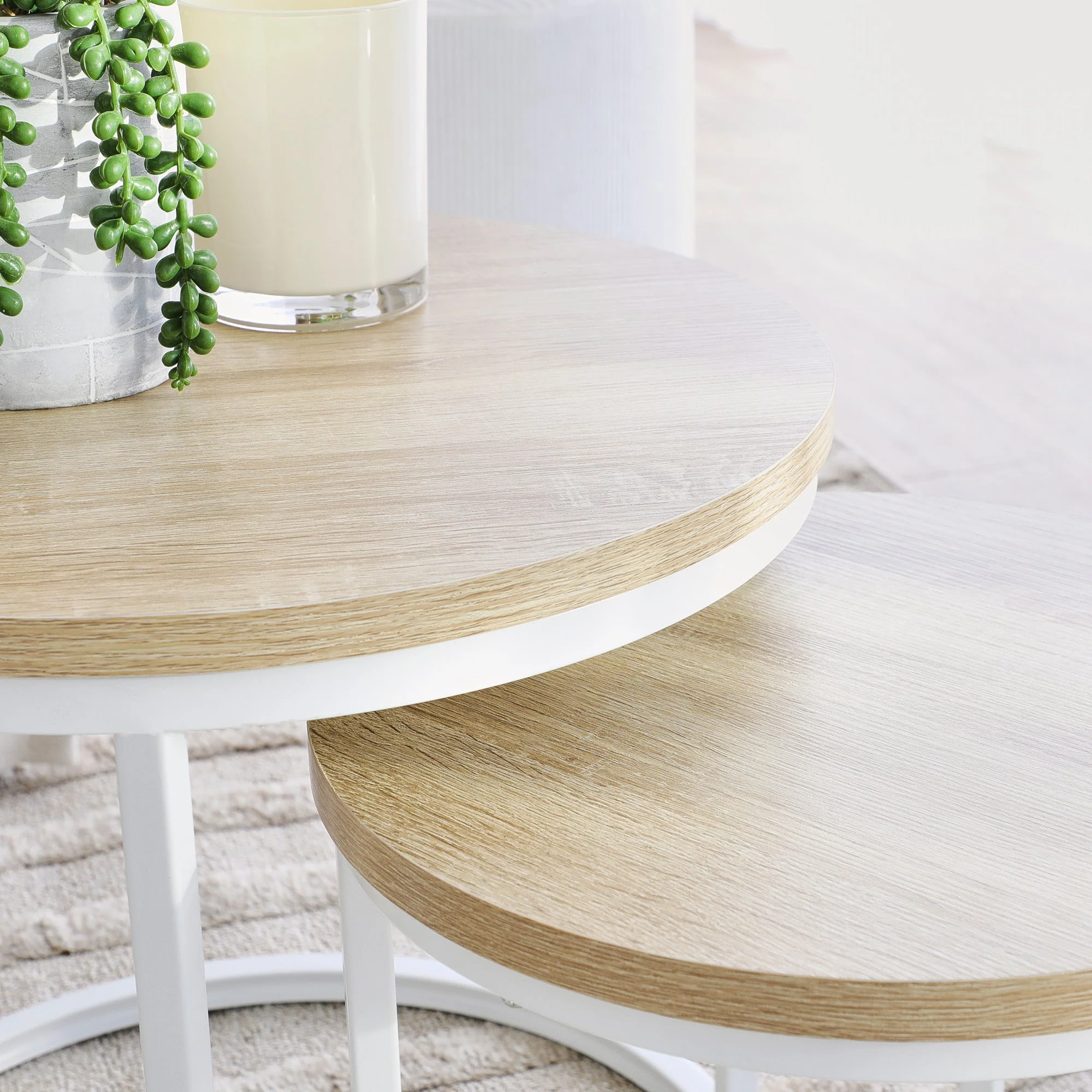 Sonoma Side Tables Set of 2 White - Image 5