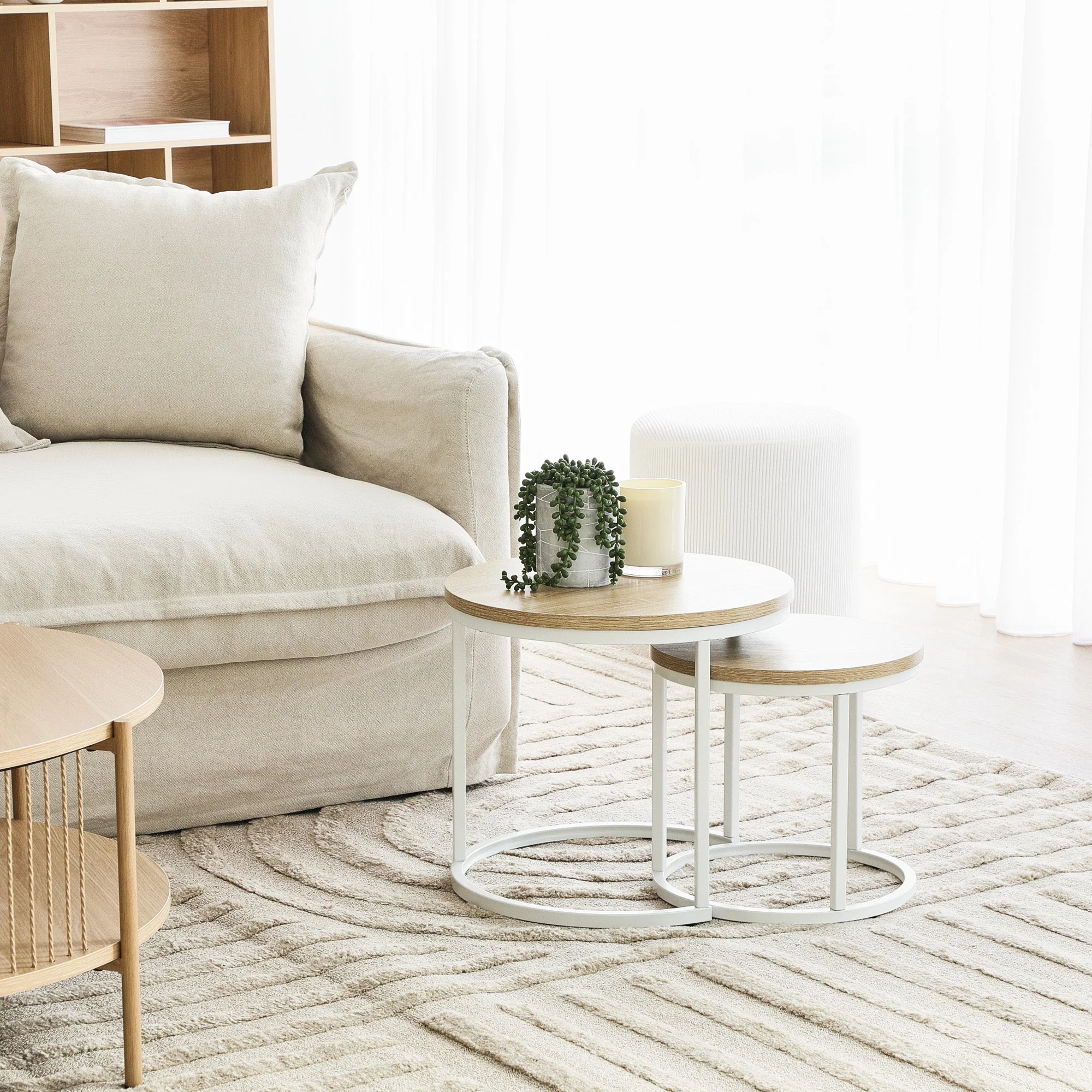 Sonoma Side Tables Set of 2 Black - Image 10