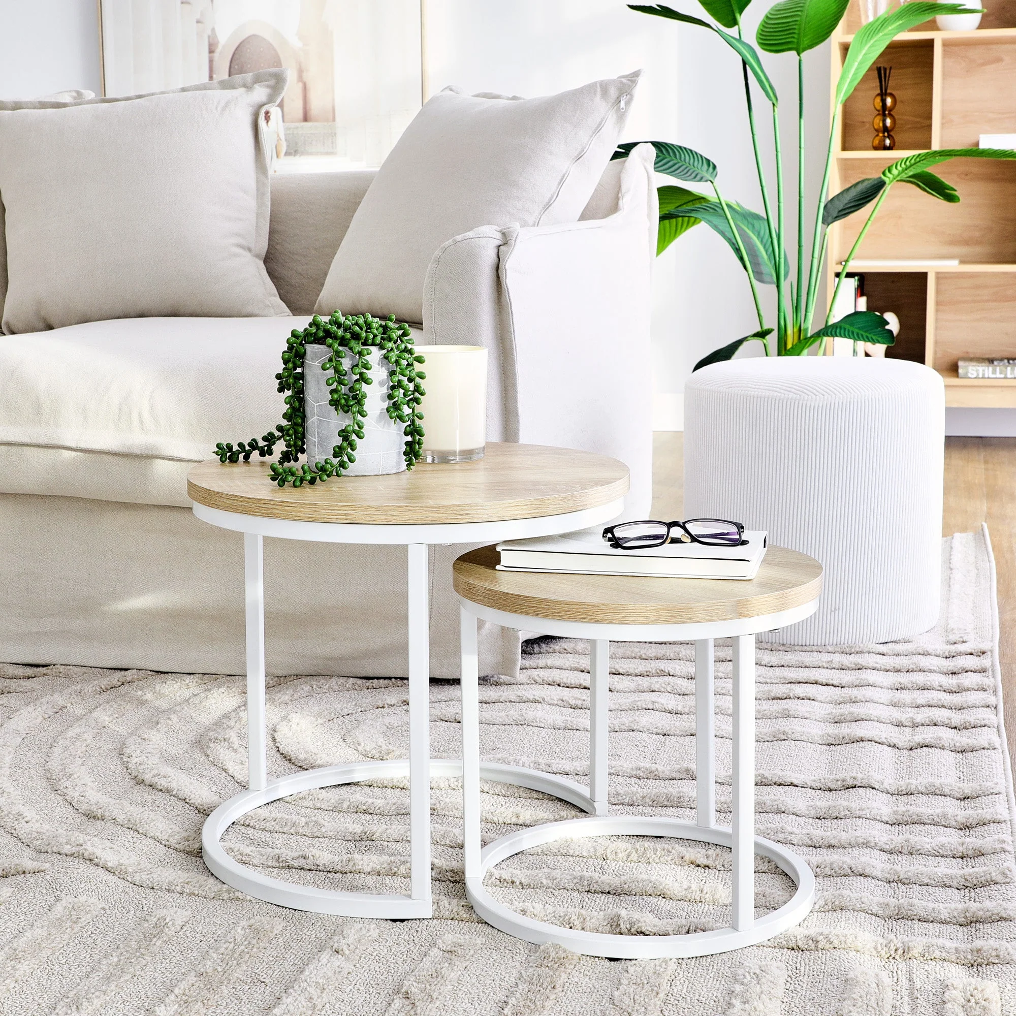 Sonoma Side Tables Set of 2 White - Image 7