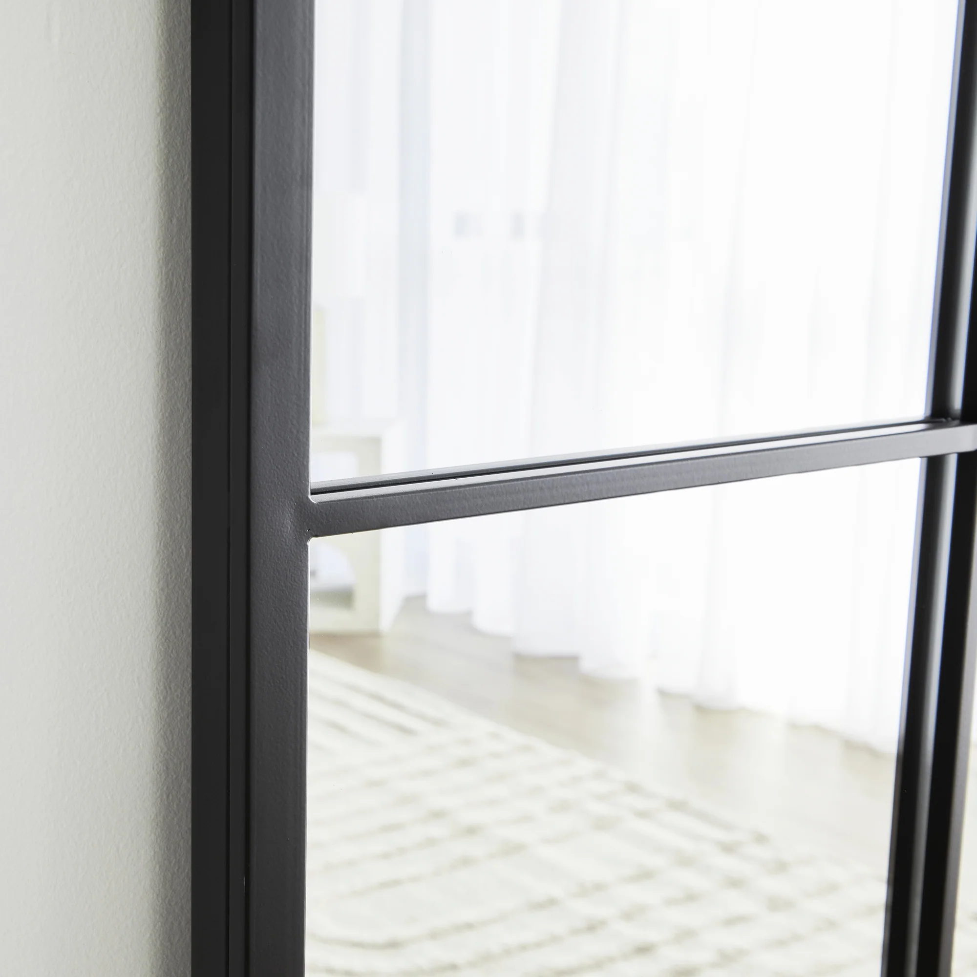 Sophia XL 180cm Rectangle Mirror Black - Image 6