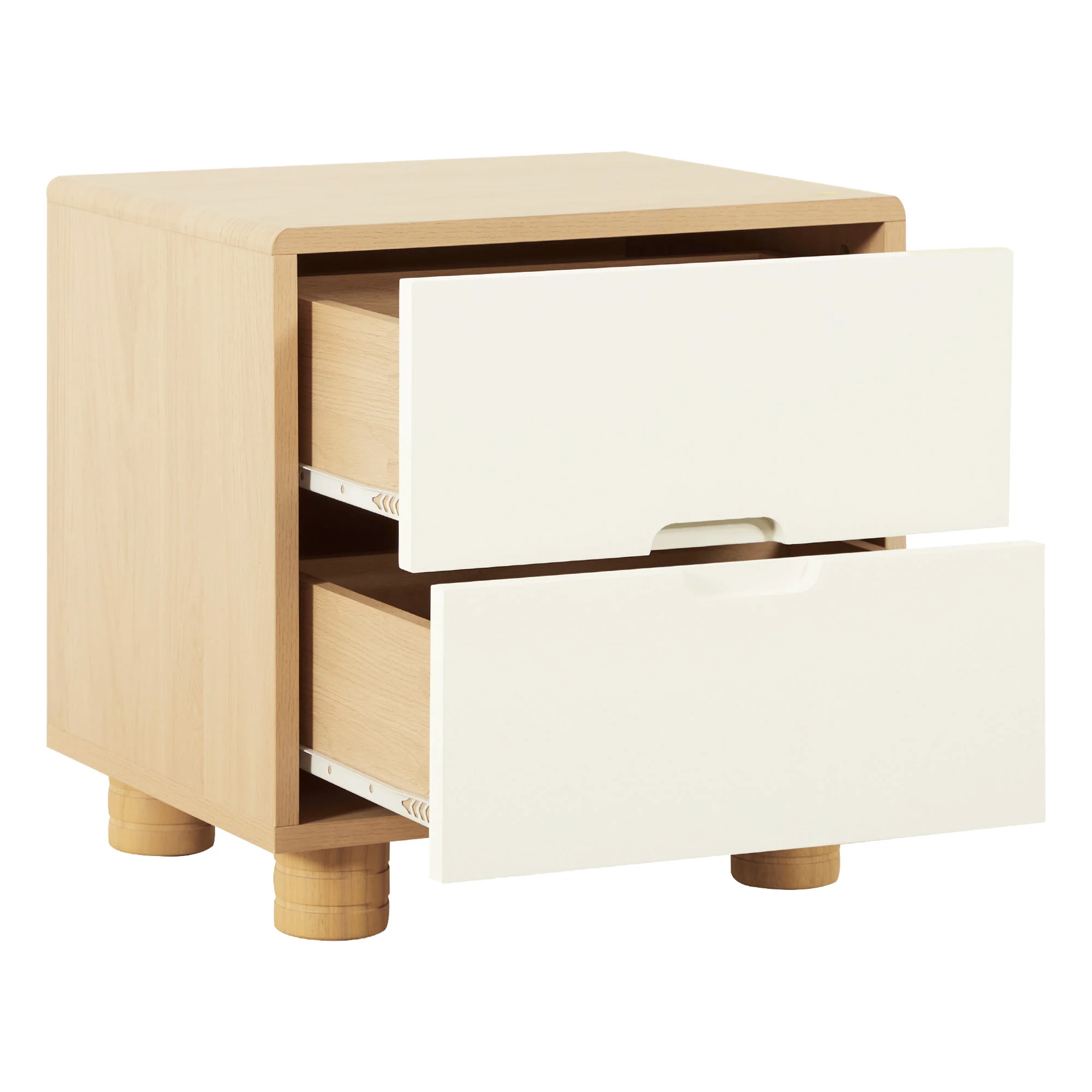 Sophie Bedside Table Oak - Image 13