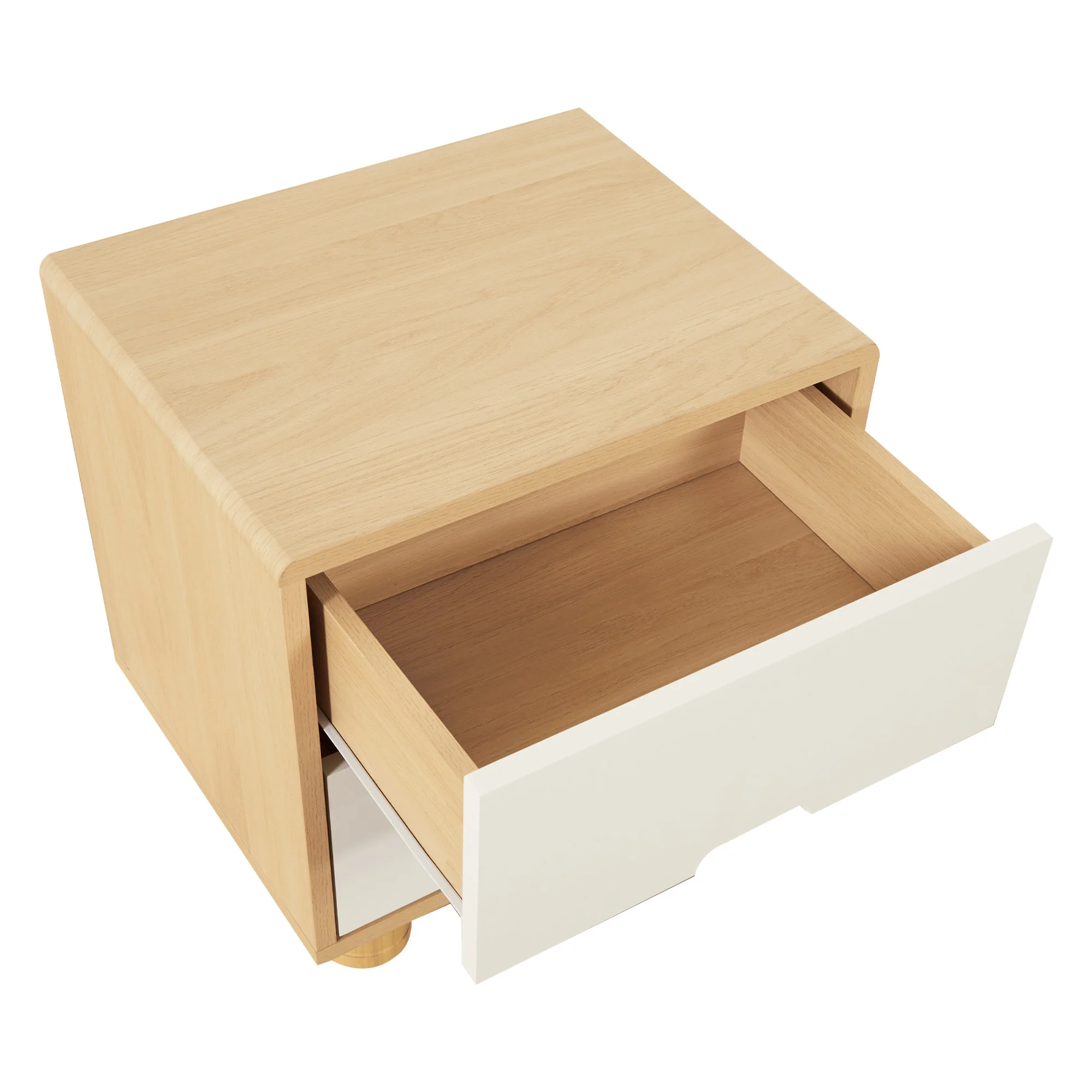 Sophie Bedside Table Oak (Set of 2) - Image 14