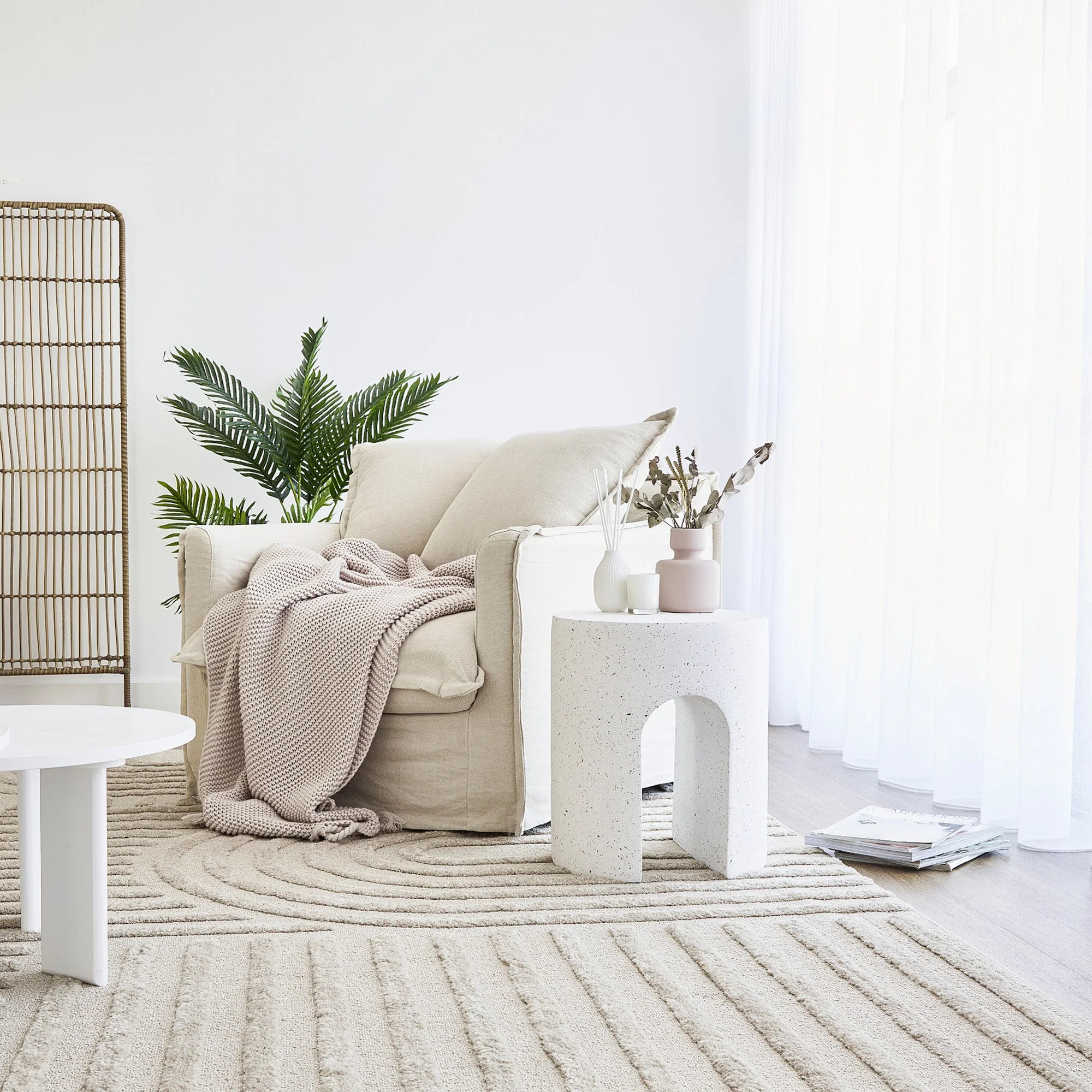 Sorrento MgO Side Table White - Image 5