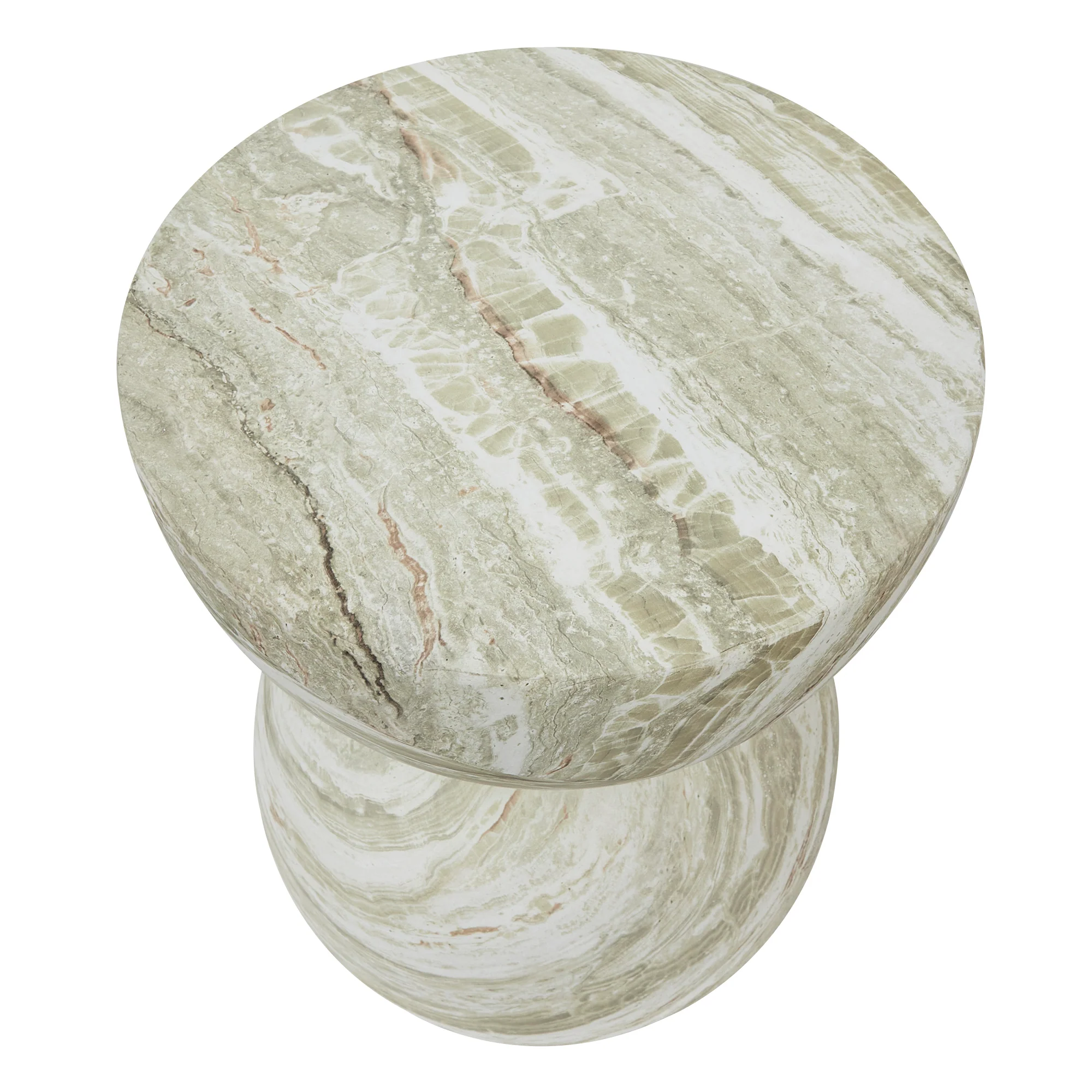 Stella MgO Side Table Green Marble Look - Image 9