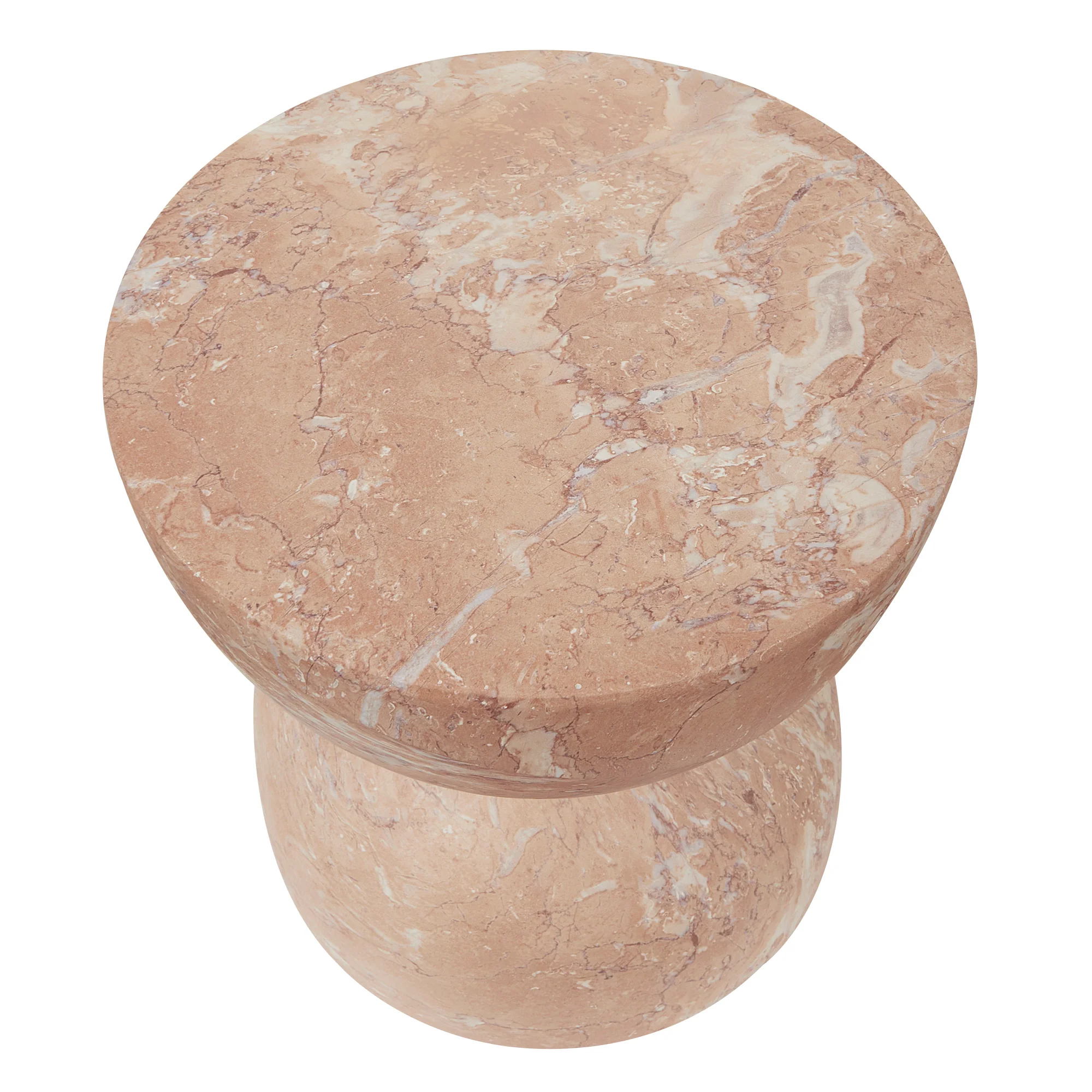 Stella MgO Side Table Tea Rose Marble Look - Image 9