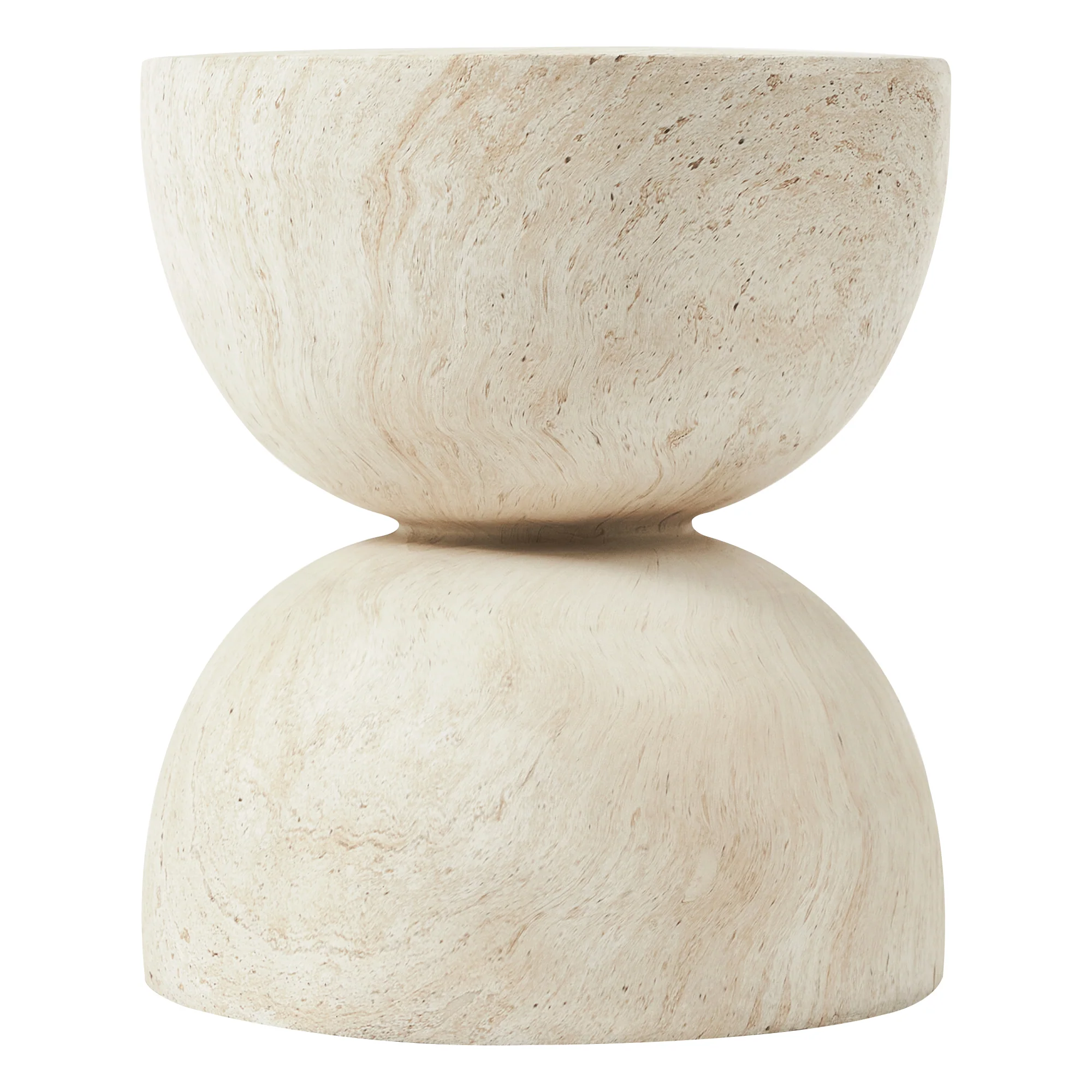 Stella Side Table Travertine Look - Image 11