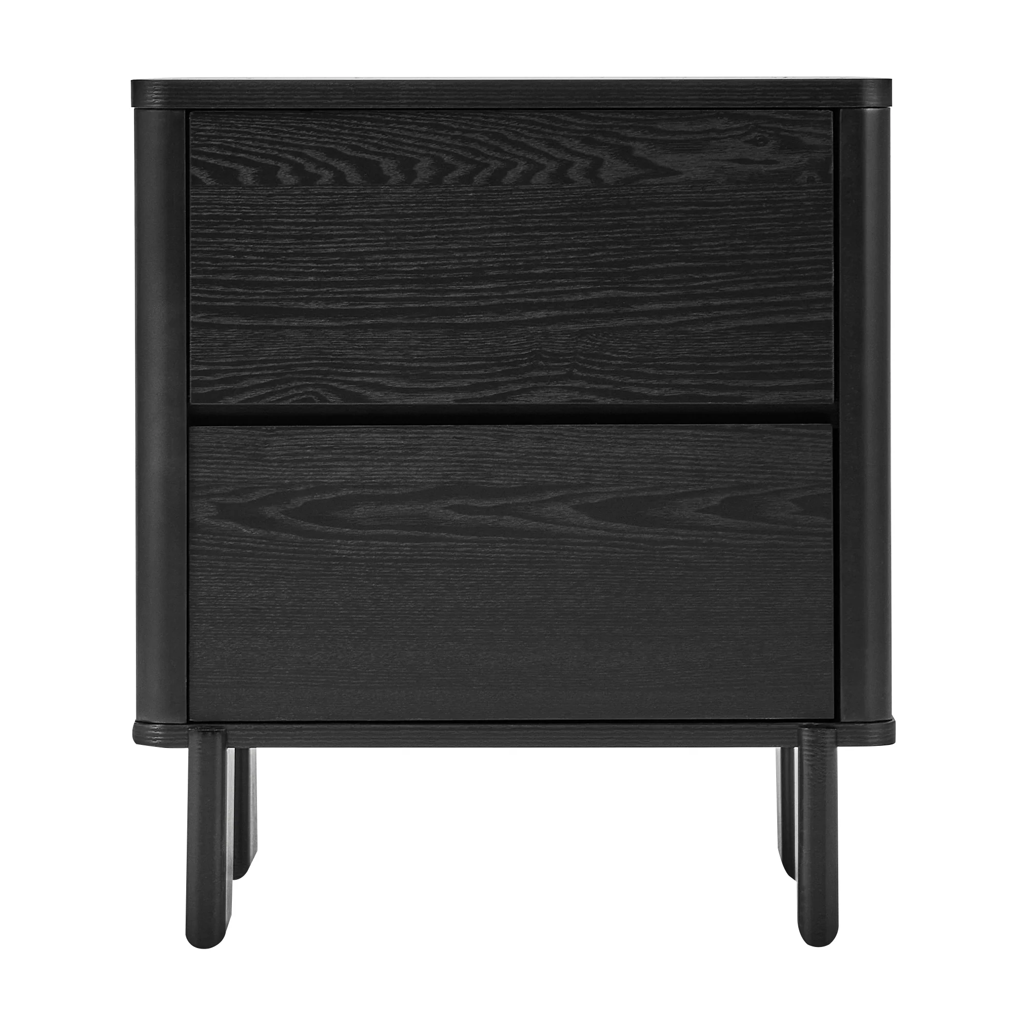 Taupo Bedside Table Black (Set of 2) - Image 9
