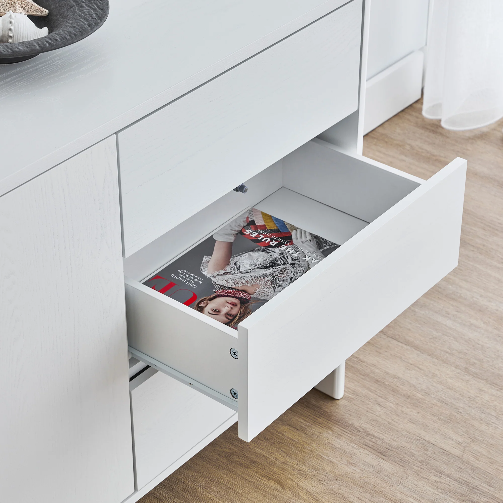 Taupo Sideboard in White (150cm) - Image 4