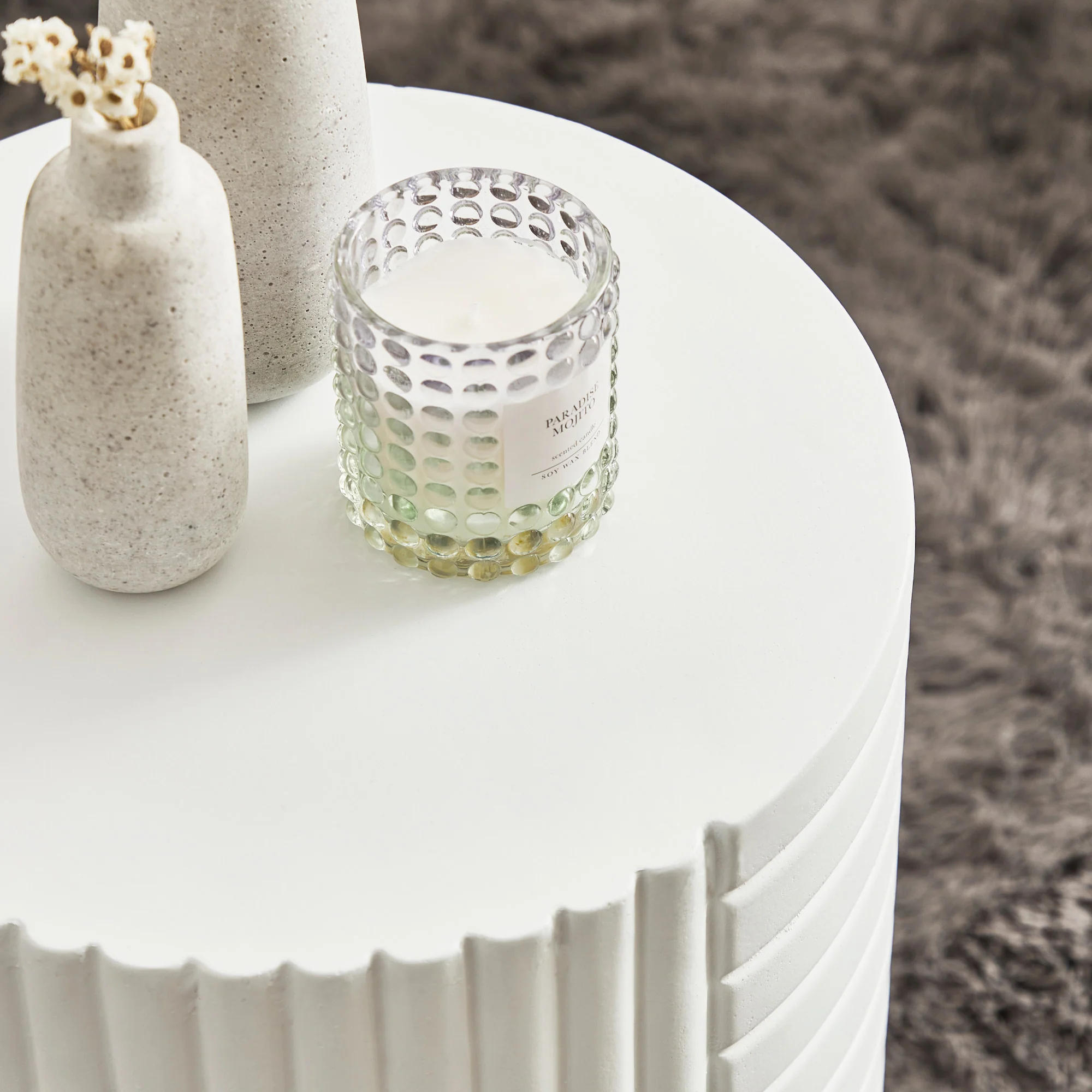 Taylor MgO Side Table White - Image 4