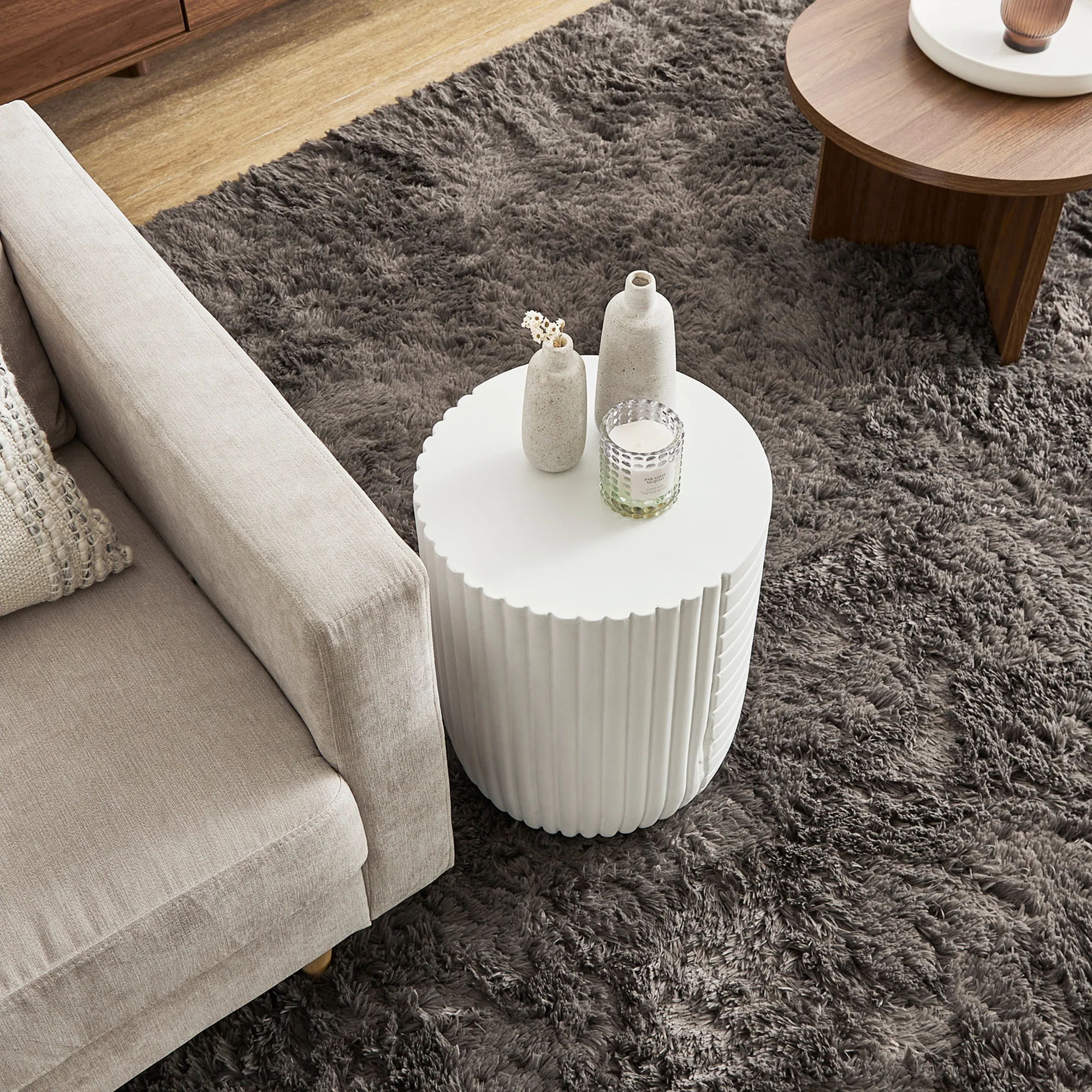 Taylor MgO Side Table White - Image 5