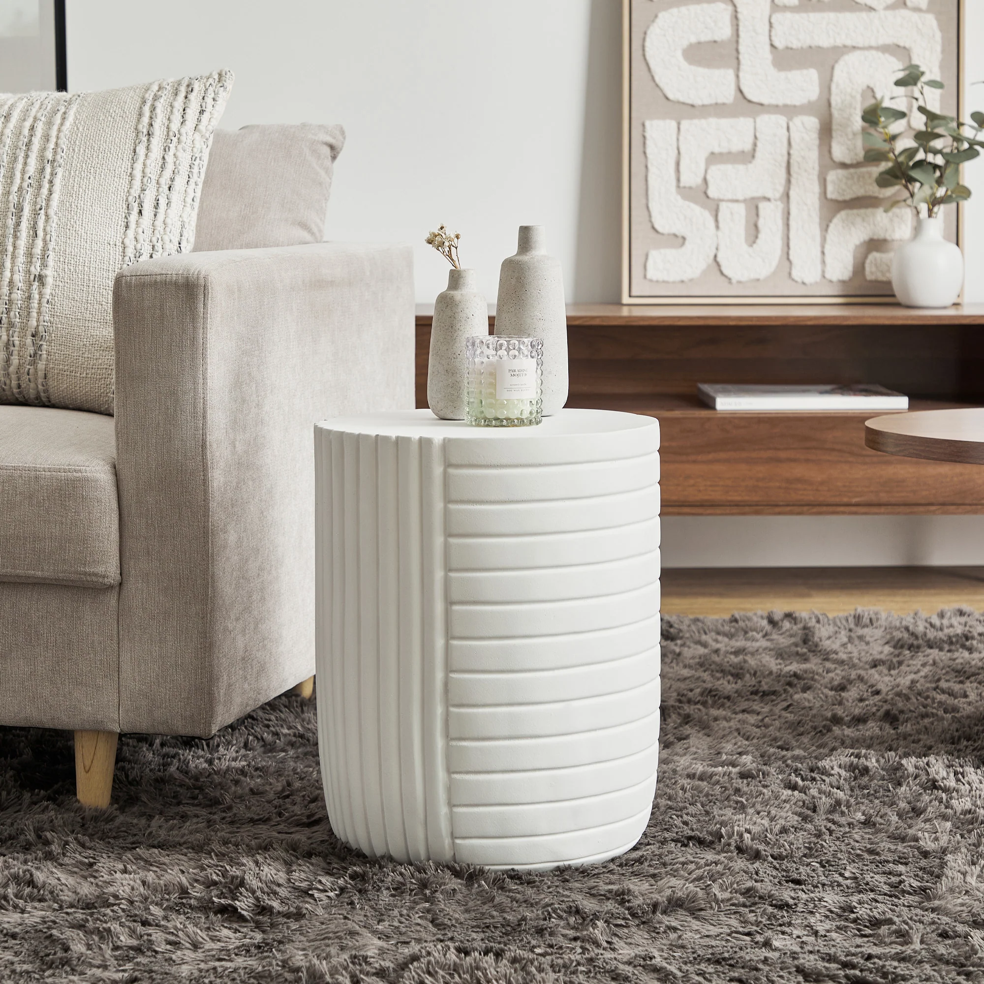 Taylor MgO Side Table White - Image 6