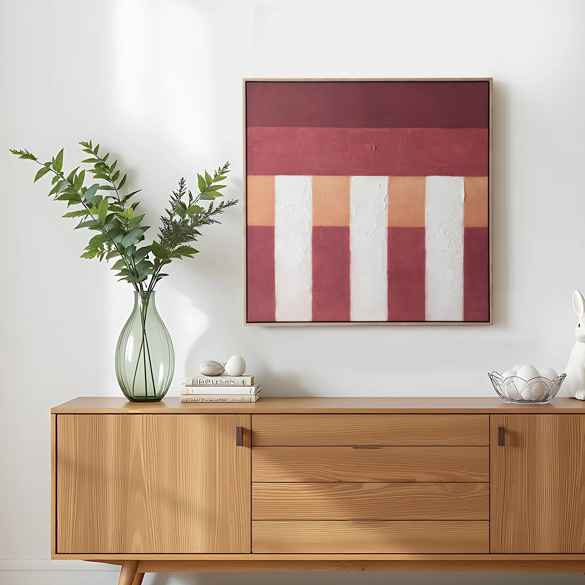 Terracotta Columns Wall Art 82x82cm - Image 3