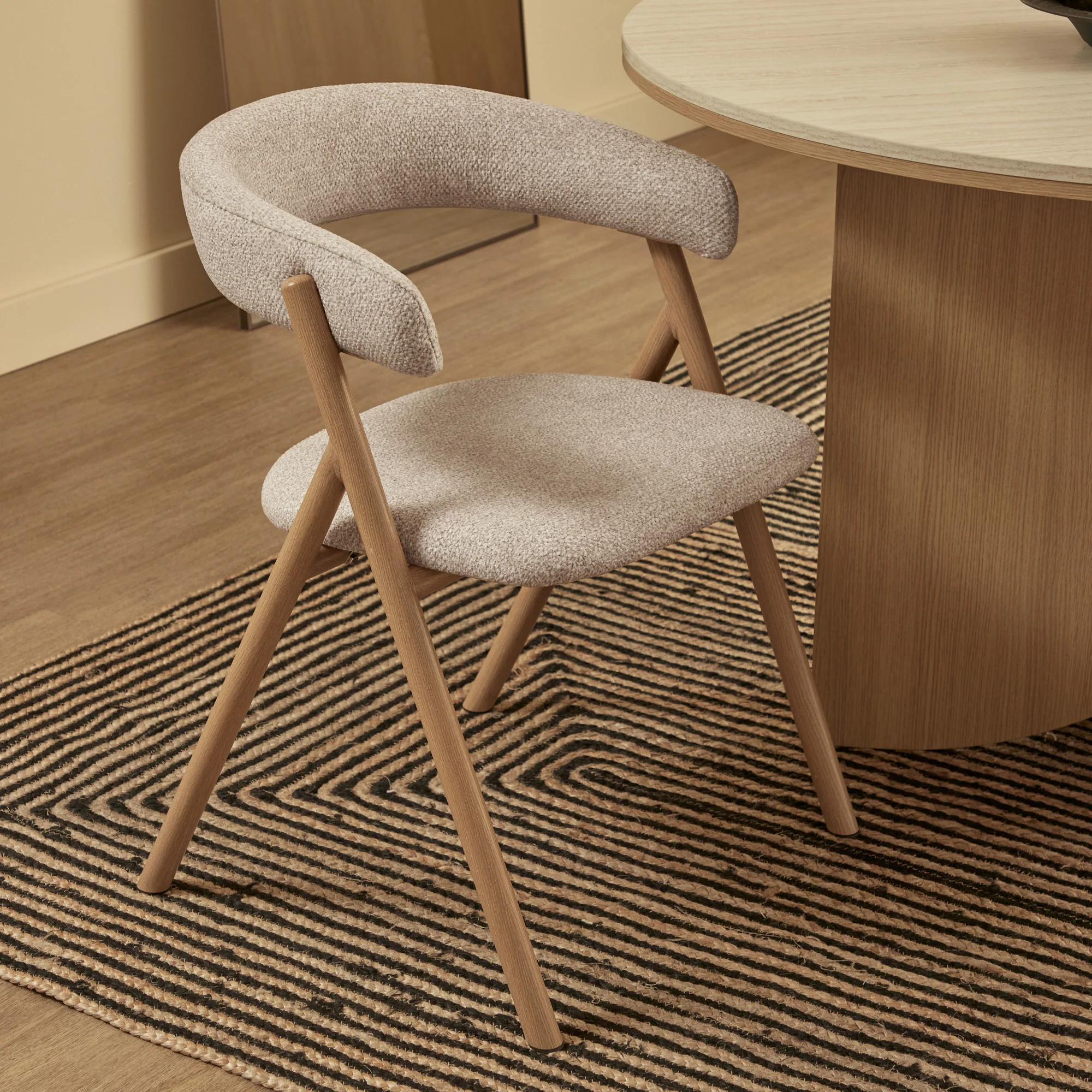 Thornbury Set of 2 Dining Chairs Beige - Image 6