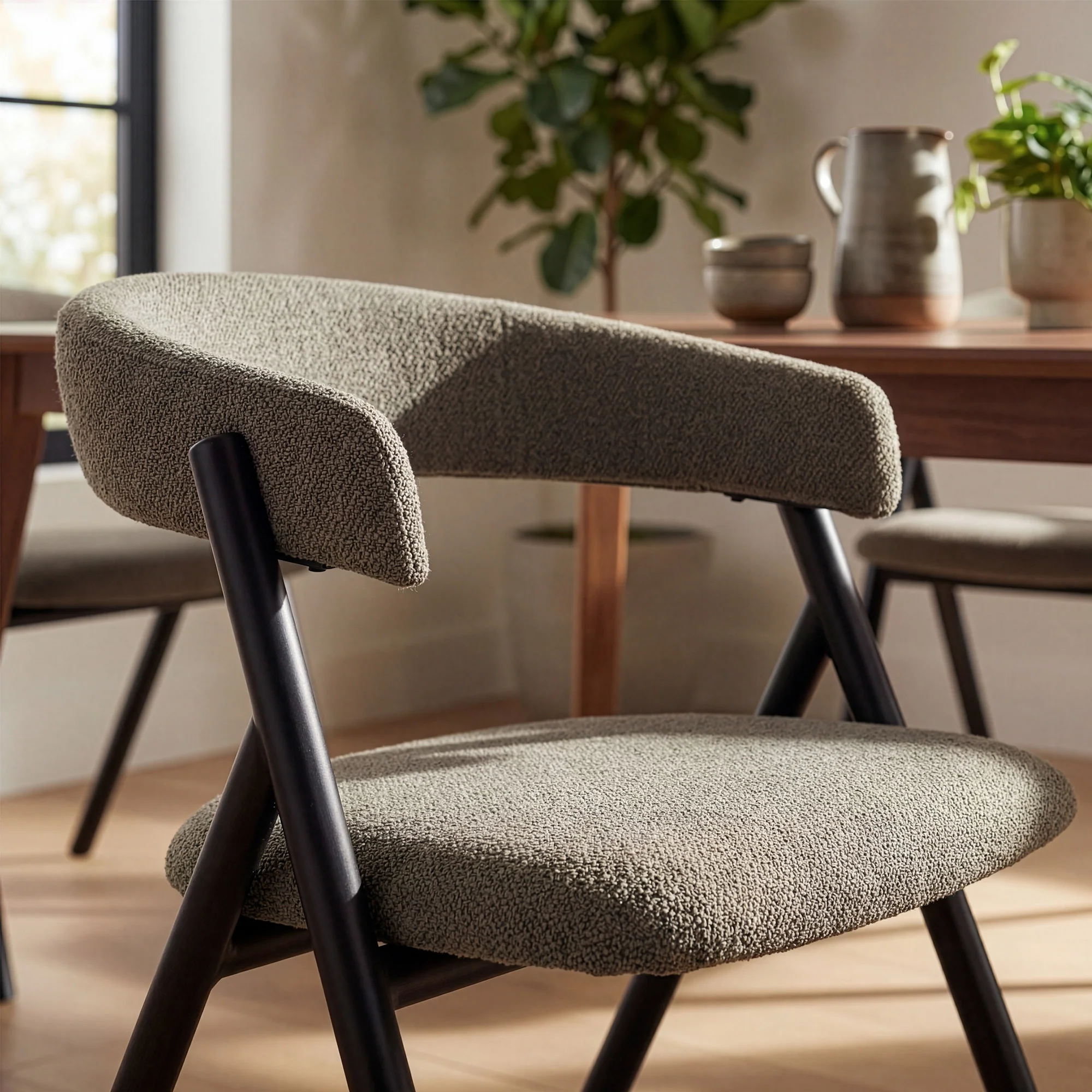Thornbury Set of 2 Dining Chairs Grey - Image 4